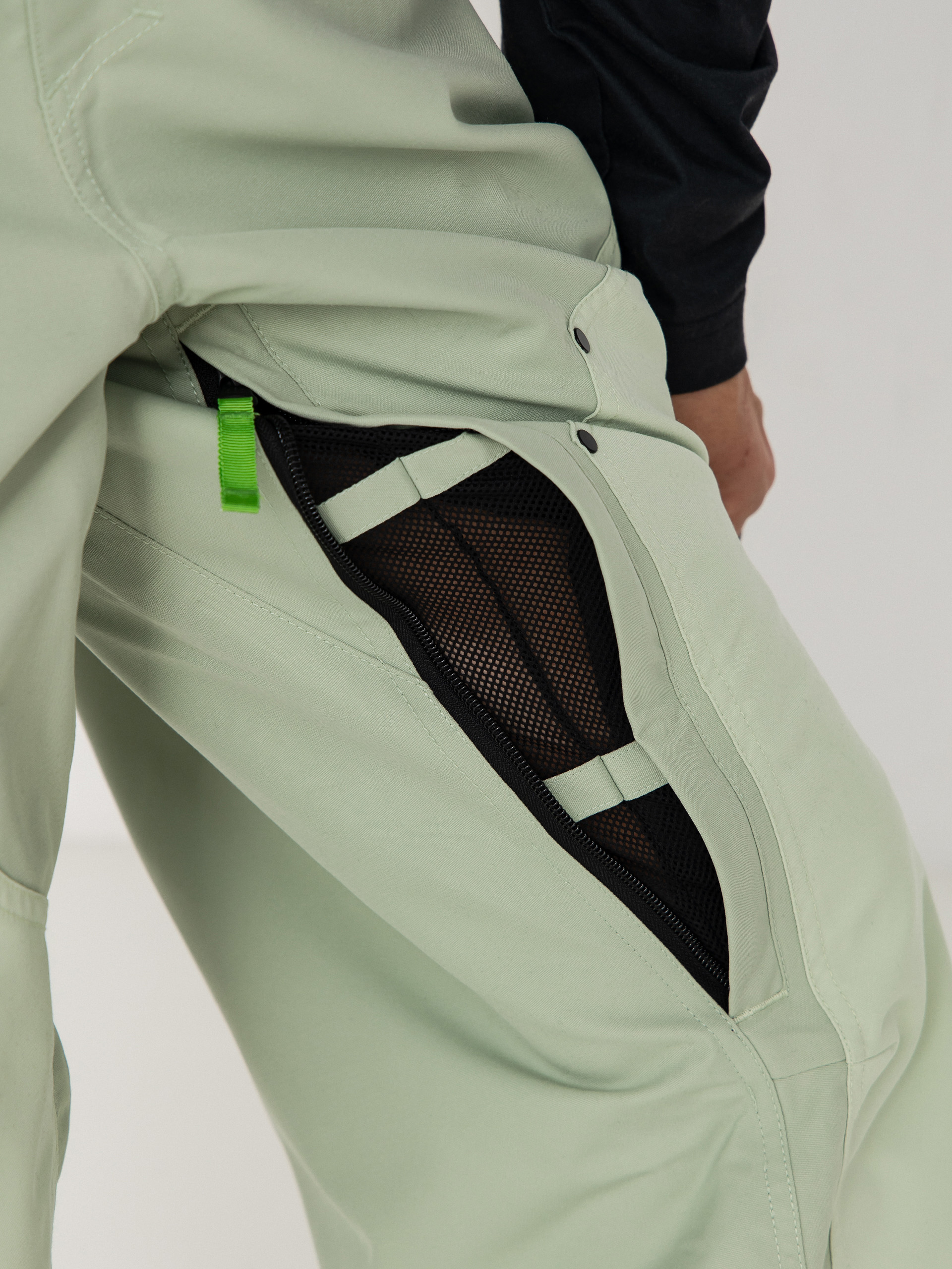 Męskie Spodnie snowboardowe 686 X Huf Double H (huf green colorblock)