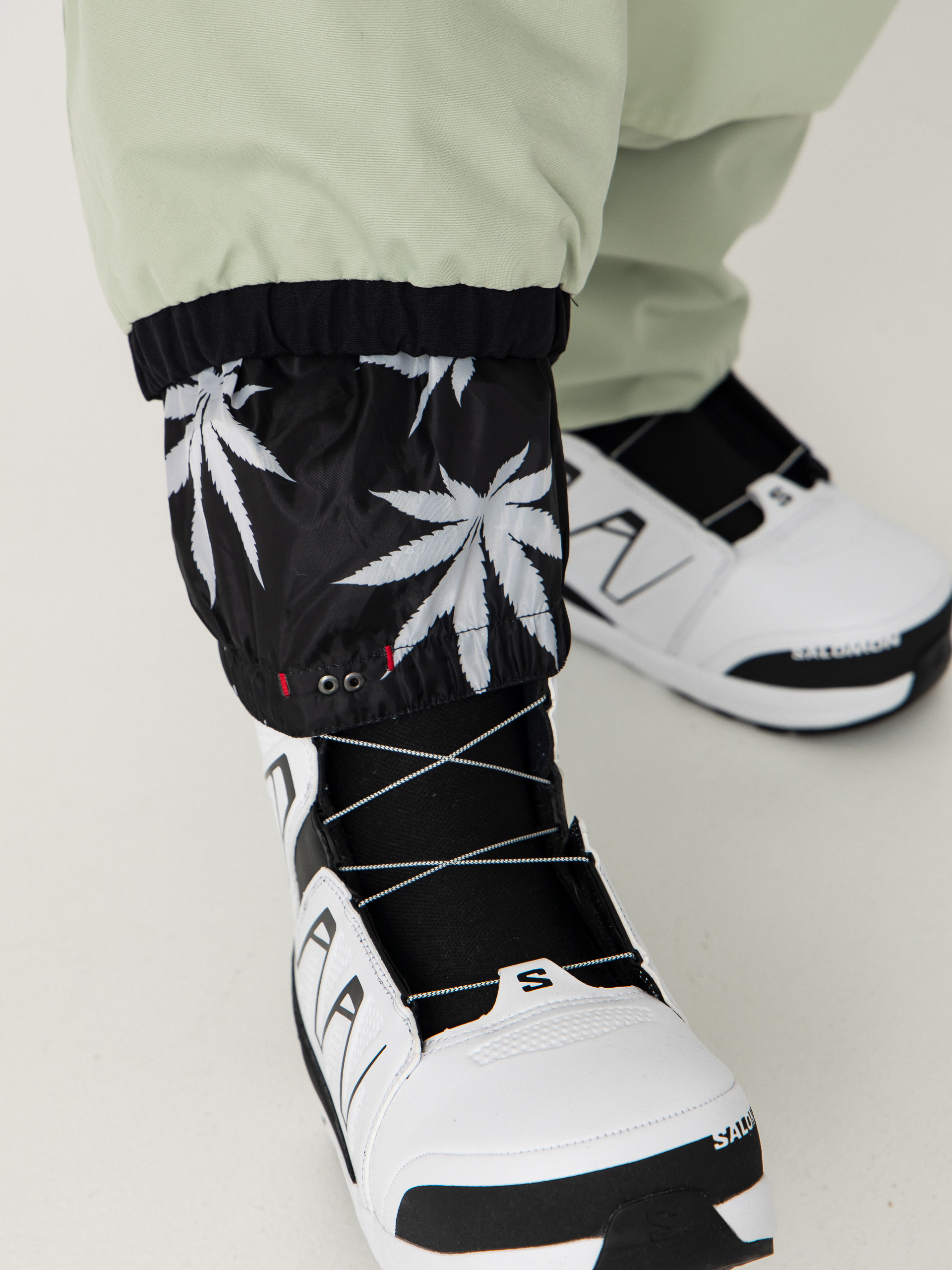 Męskie Spodnie snowboardowe 686 X Huf Double H (huf green colorblock)