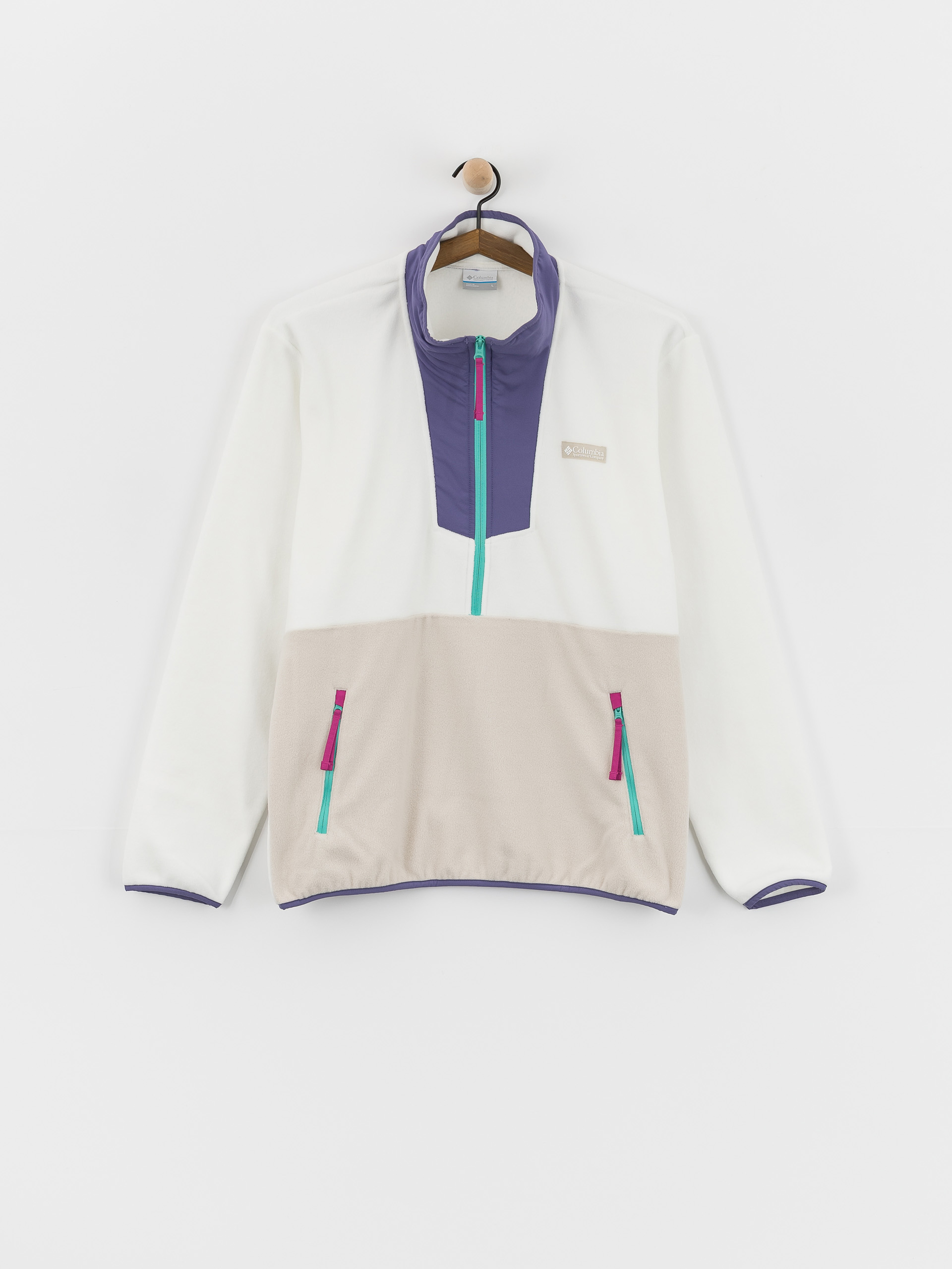 Polar Columbia Sequoia Grove Half Zip (sea salt/stormwatch)