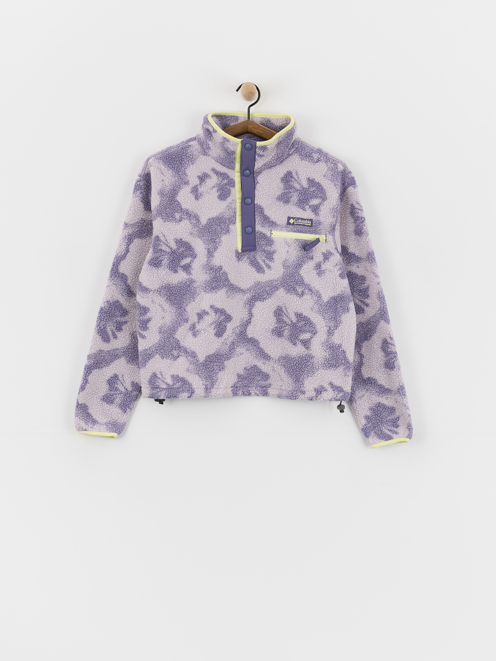 Polar Columbia Helvetia II Printed Cropped Half Snap Wmn