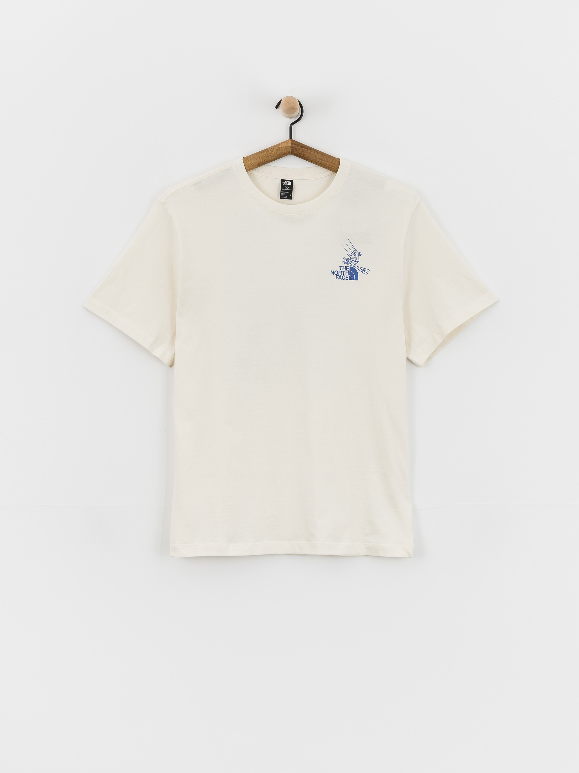 T-shirt The North Face Mountain Celebration (white dune)
