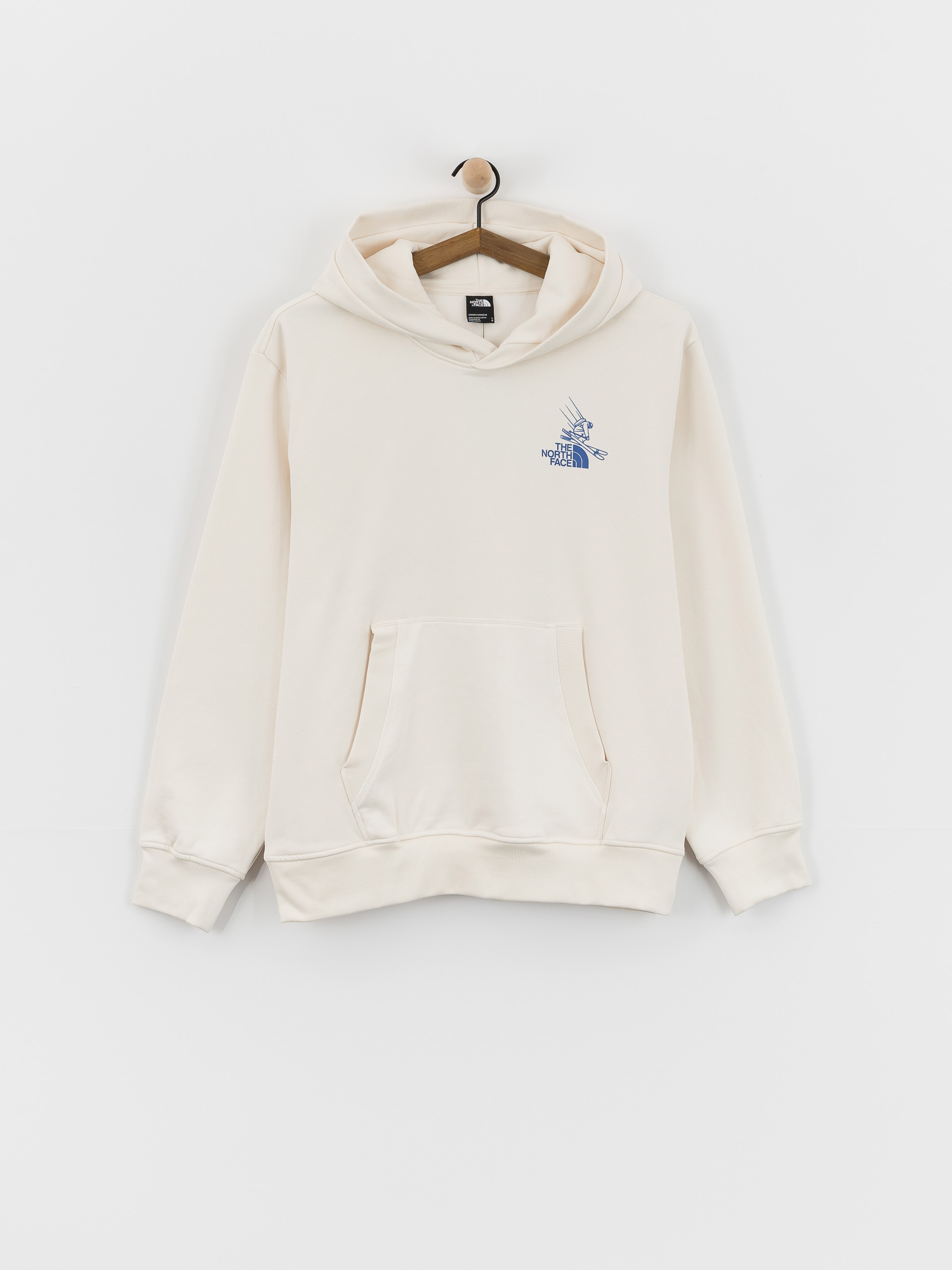 Bluza z kapturem The North Face Mountain Celebration Relaxed HD (white dune)