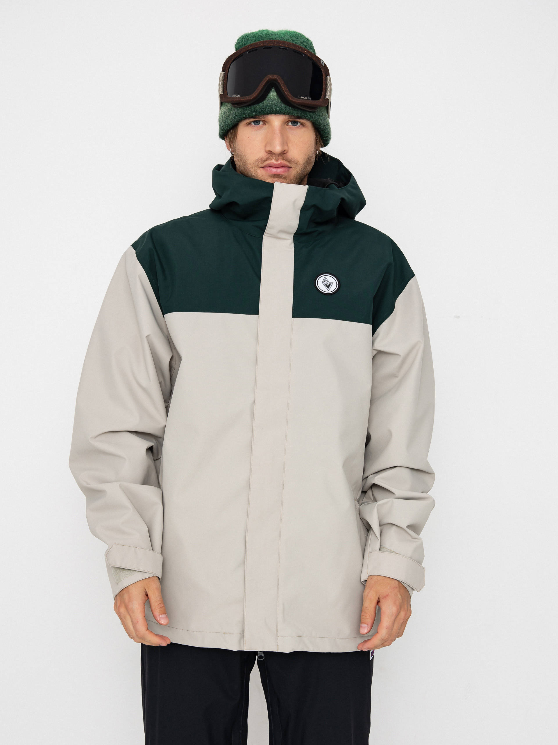 Kurtka snowboardowa Volcom Buckthreeeighty (stone)