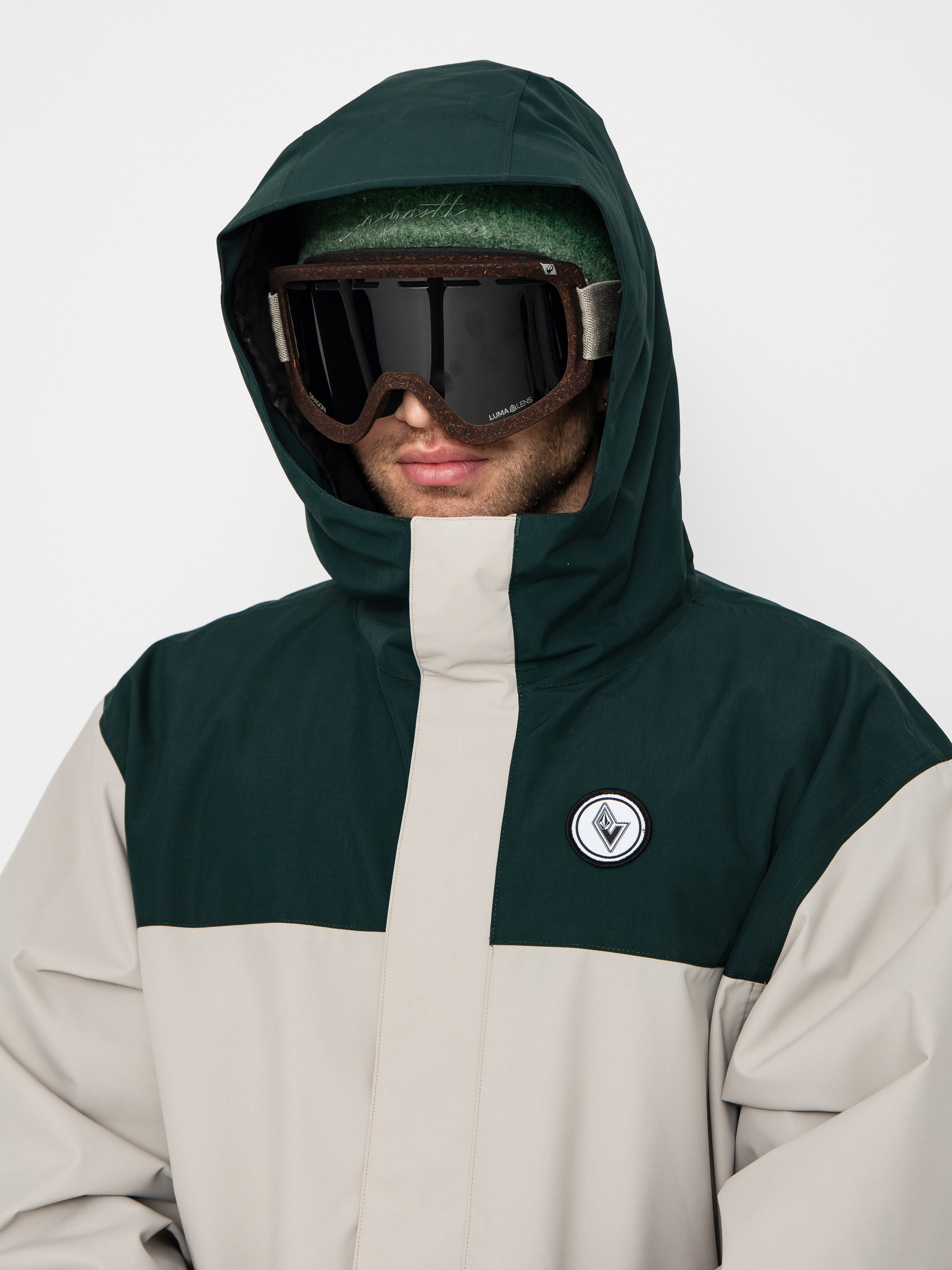 Męska Kurtka snowboardowa Volcom Buckthreeeighty (stone)