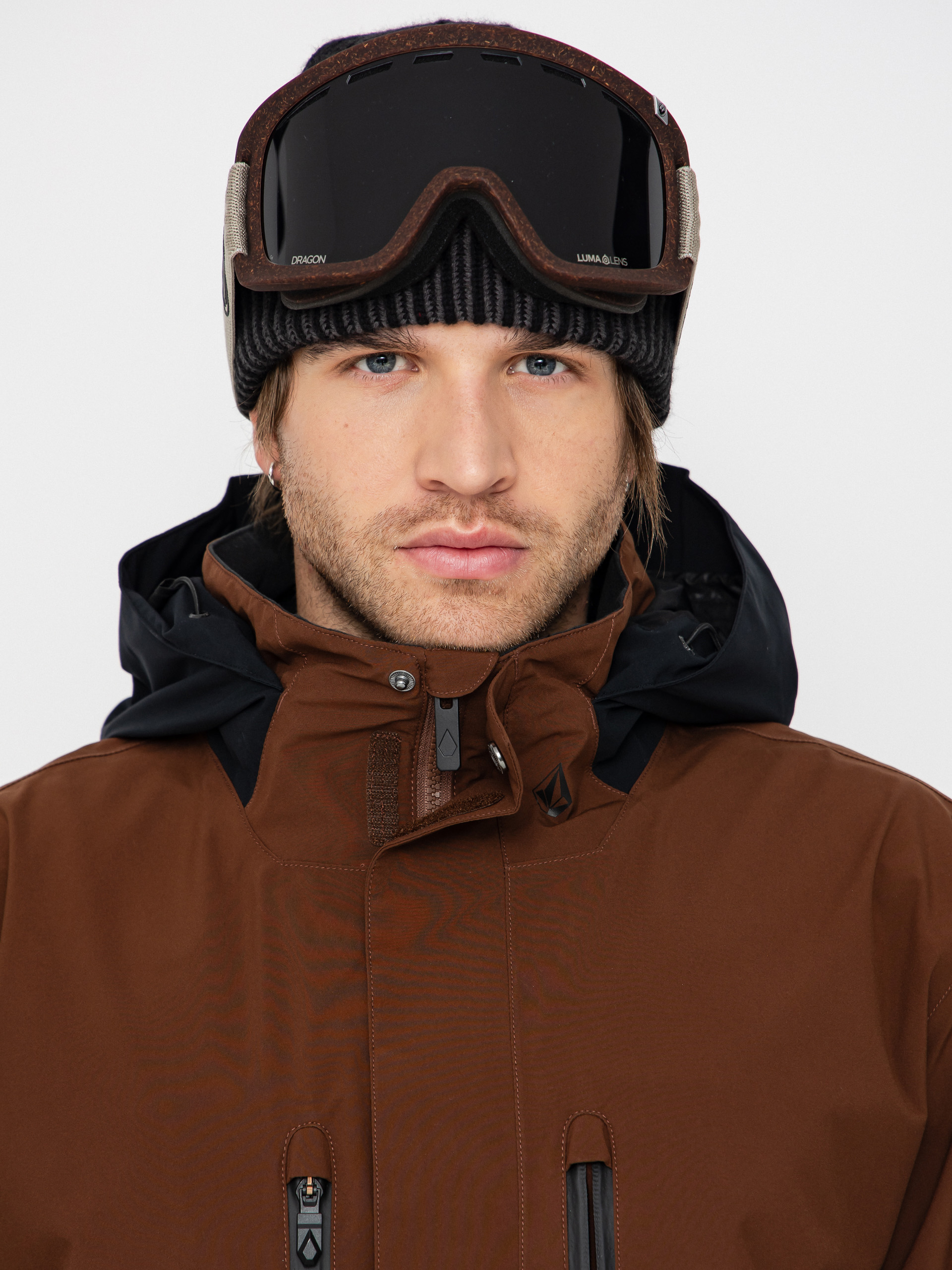 Męska Kurtka snowboardowa Volcom Rnge Stretch 30K (brown)