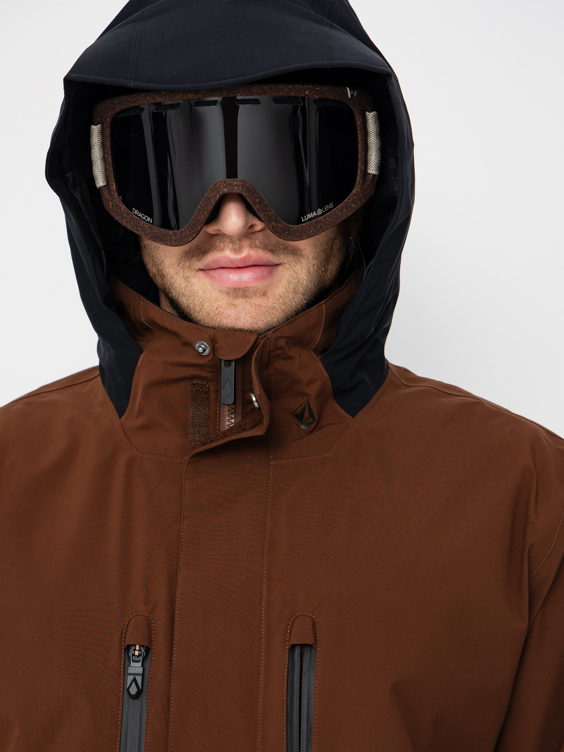 Męska Kurtka snowboardowa Volcom Rnge Stretch 30K (brown)