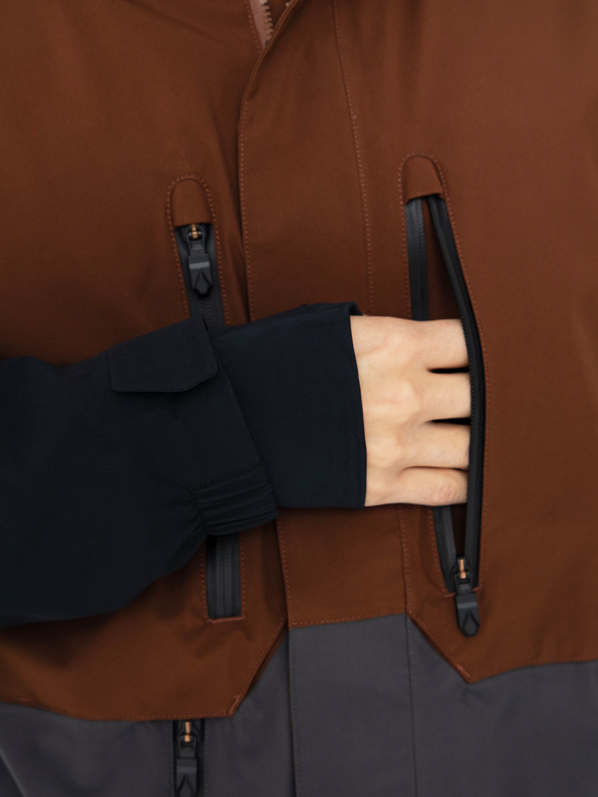 Męska Kurtka snowboardowa Volcom Rnge Stretch 30K (brown)