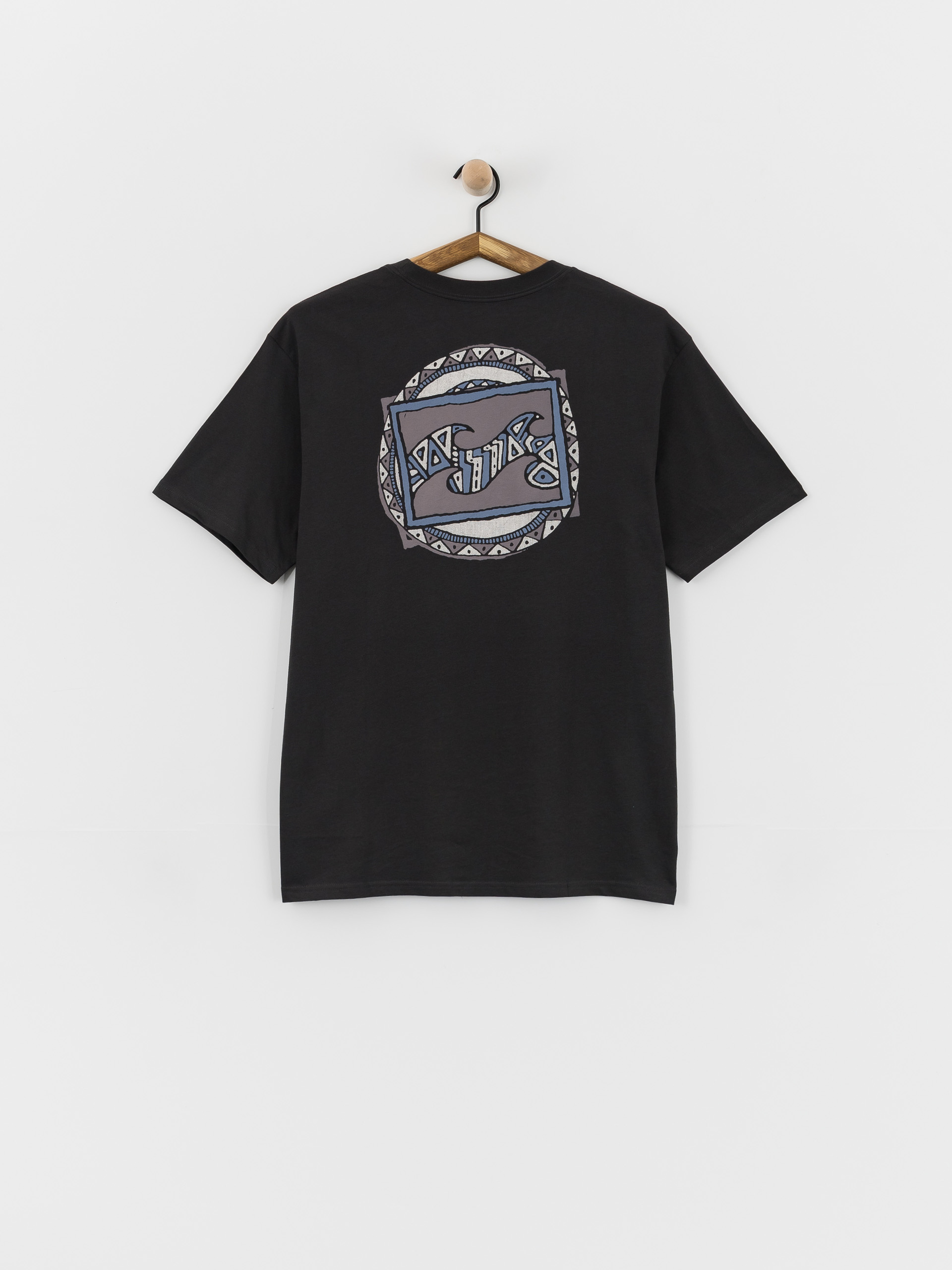 T-shirt Billabong Crayon Wave (washed black)
