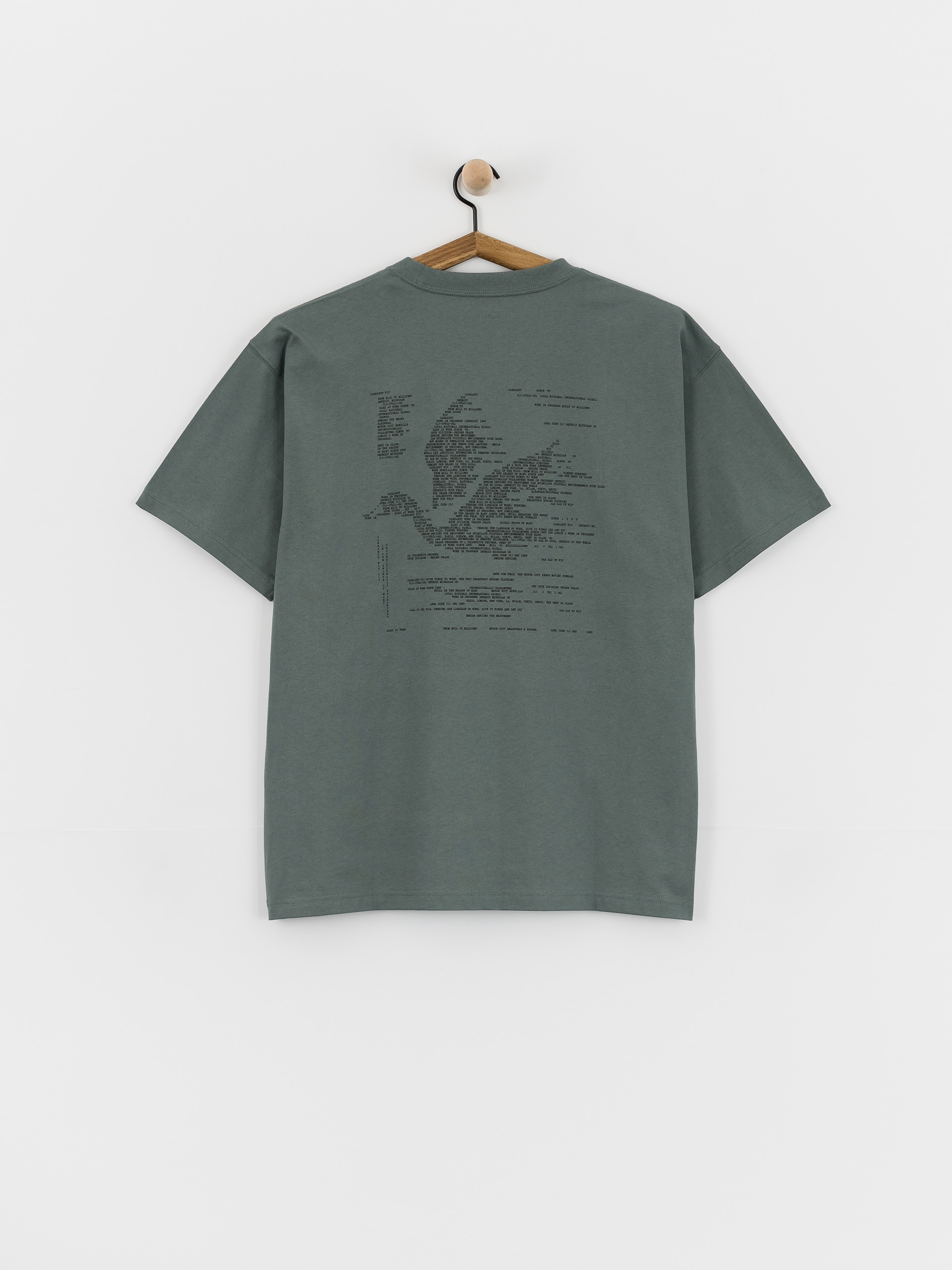 T-shirt Carhartt WIP Punched (velvet green)