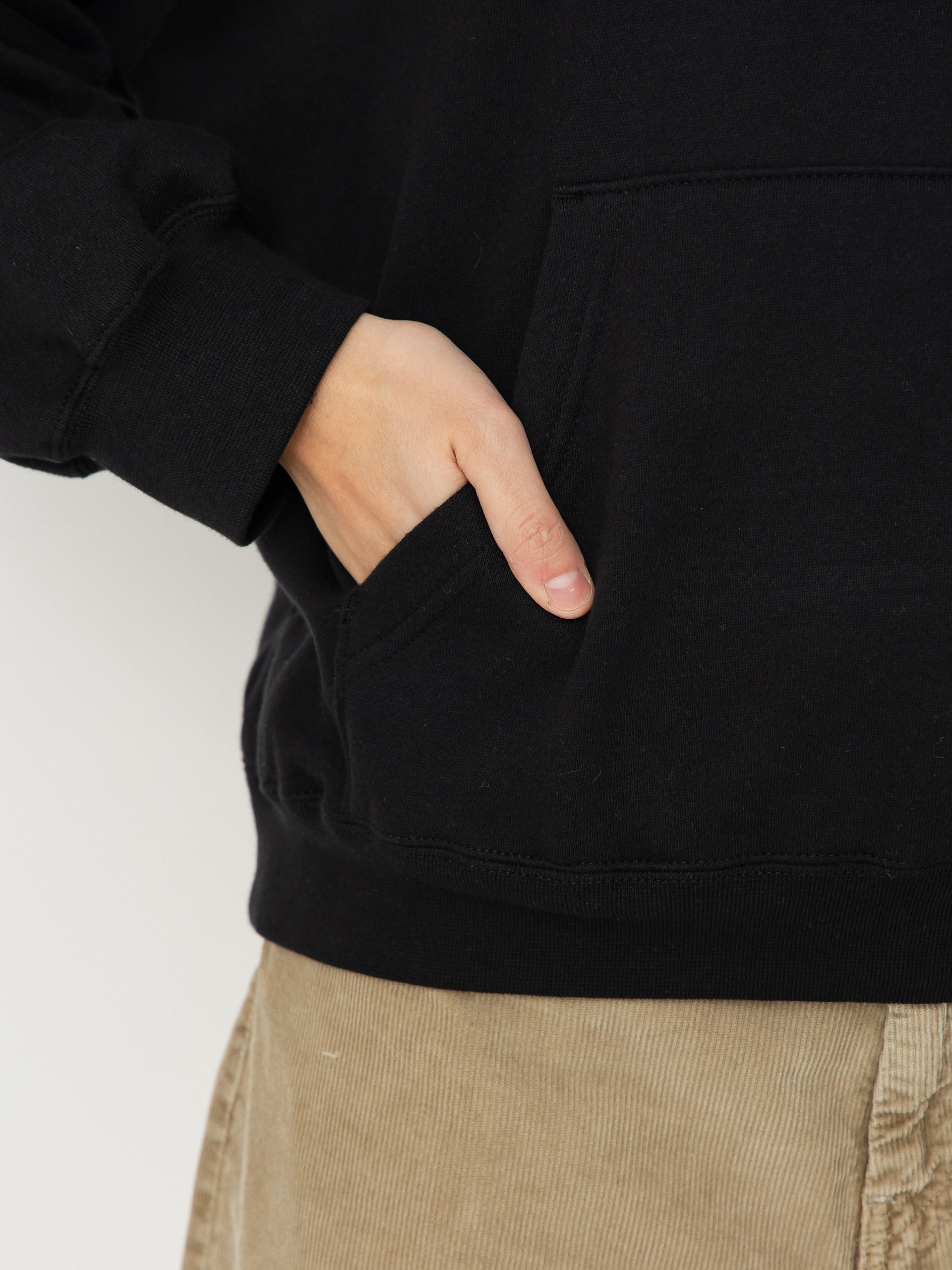 Bluza z kapturem OBEY Butterfly Baggy Relaxed HD Wmn (digital black)