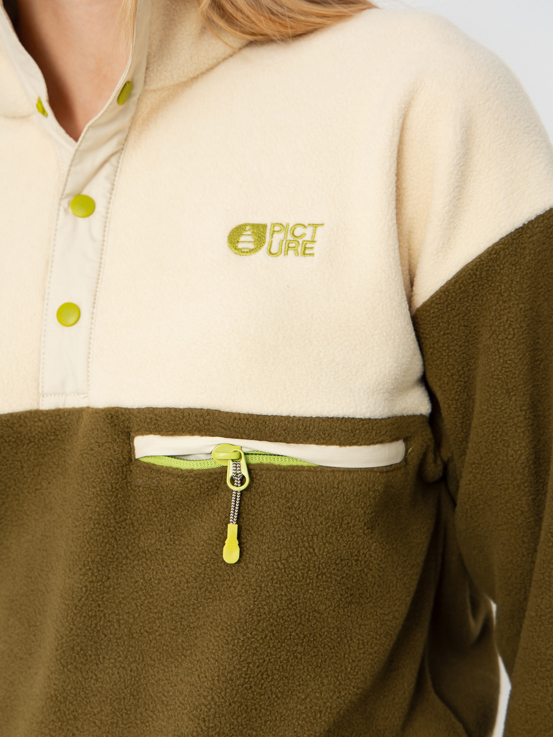 Damski Polar Picture Arcca 1/4 Zip (tobacco)