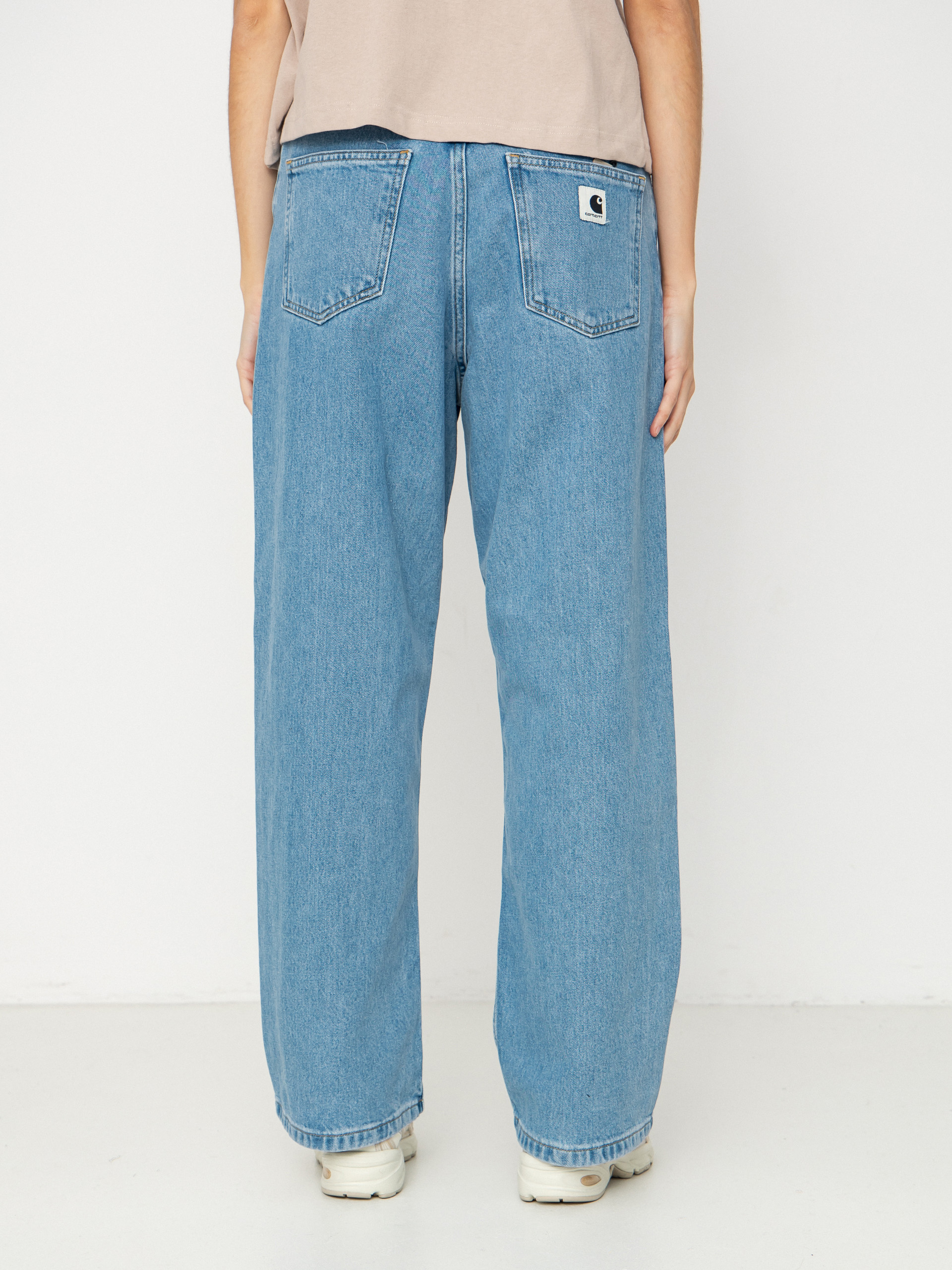 Spodnie Carhartt WIP Brandon Wmn (blue stone bleched)