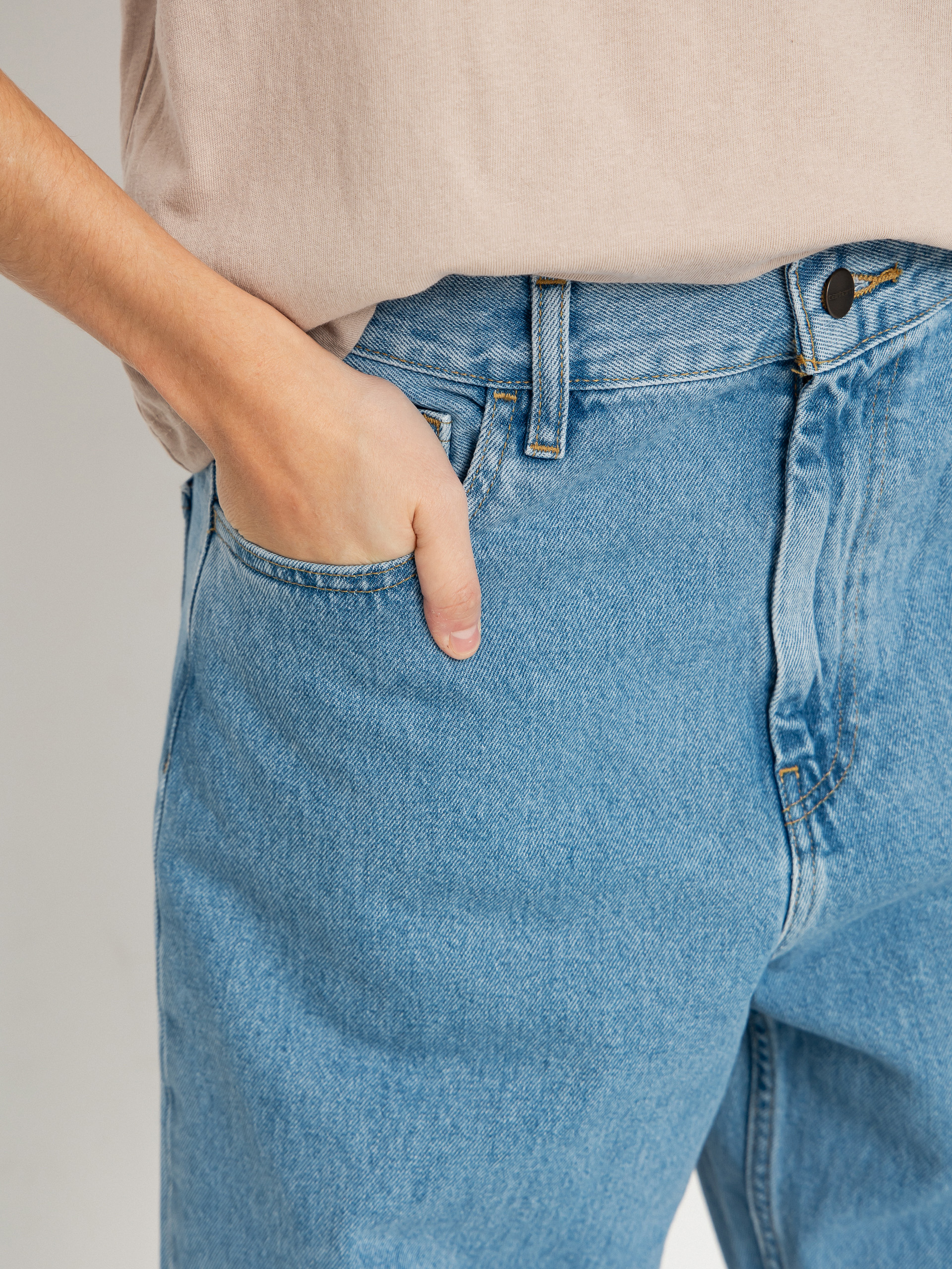 Spodnie Carhartt WIP Brandon Wmn (blue stone bleched)