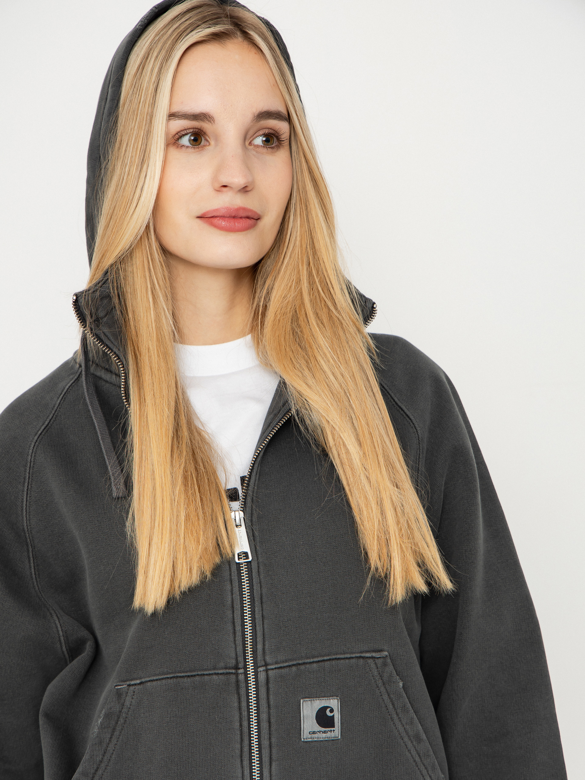 Bluza z kapturem Carhartt WIP Torion ZHD Wmn (black)