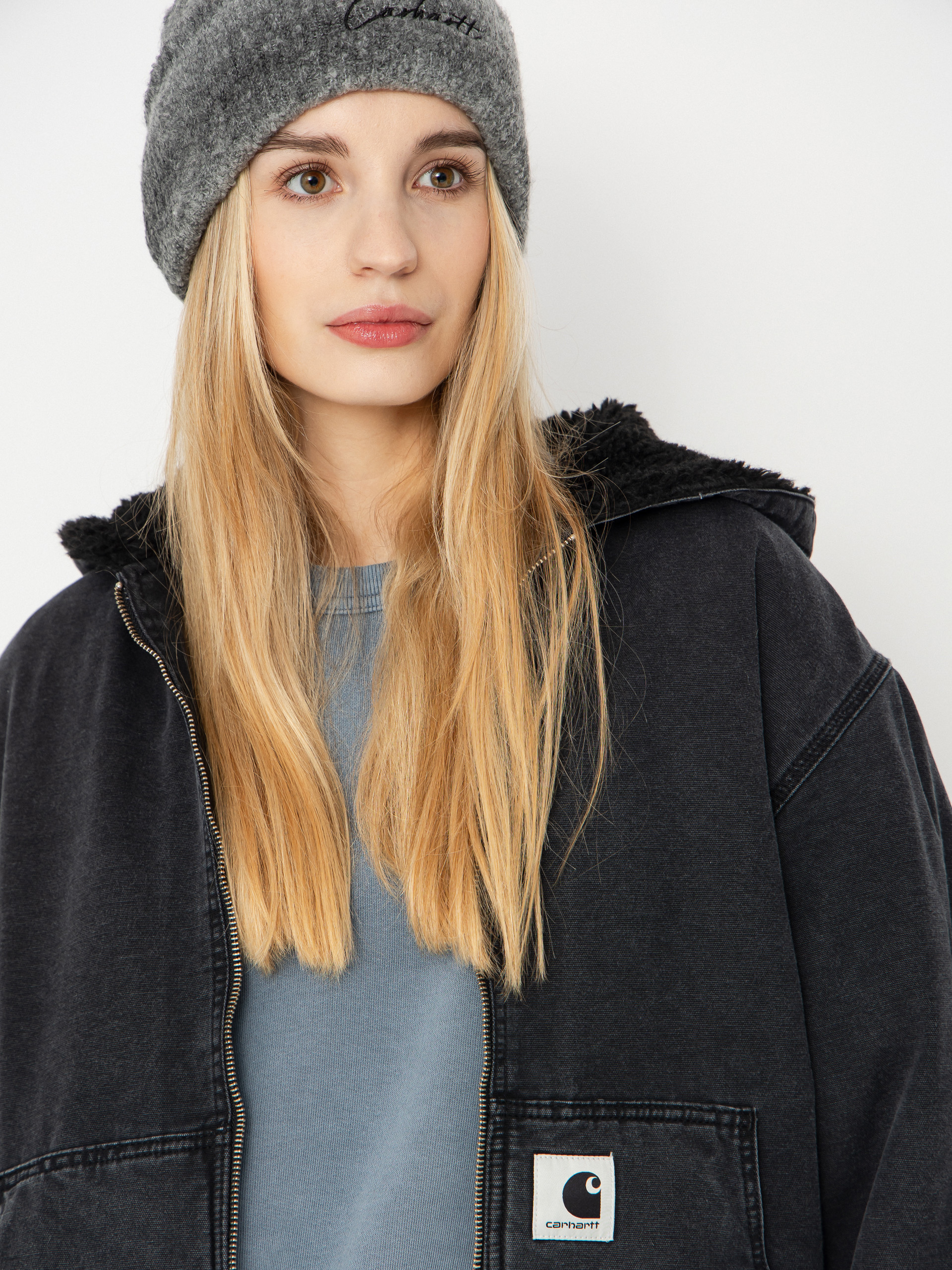 Kurtka Carhartt WIP Hooded Mitch Wmn (black)