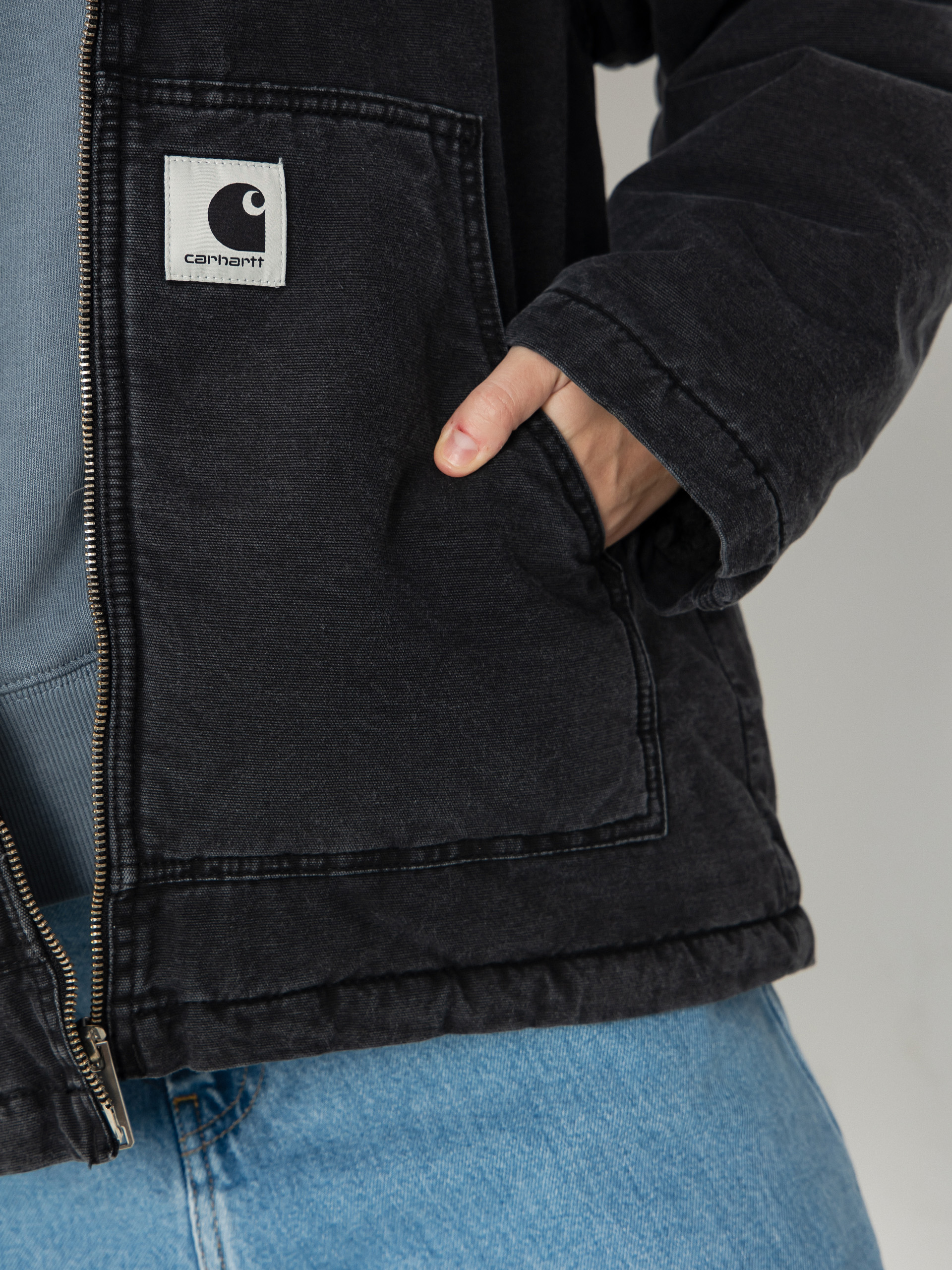 Kurtka Carhartt WIP Hooded Mitch Wmn (black)