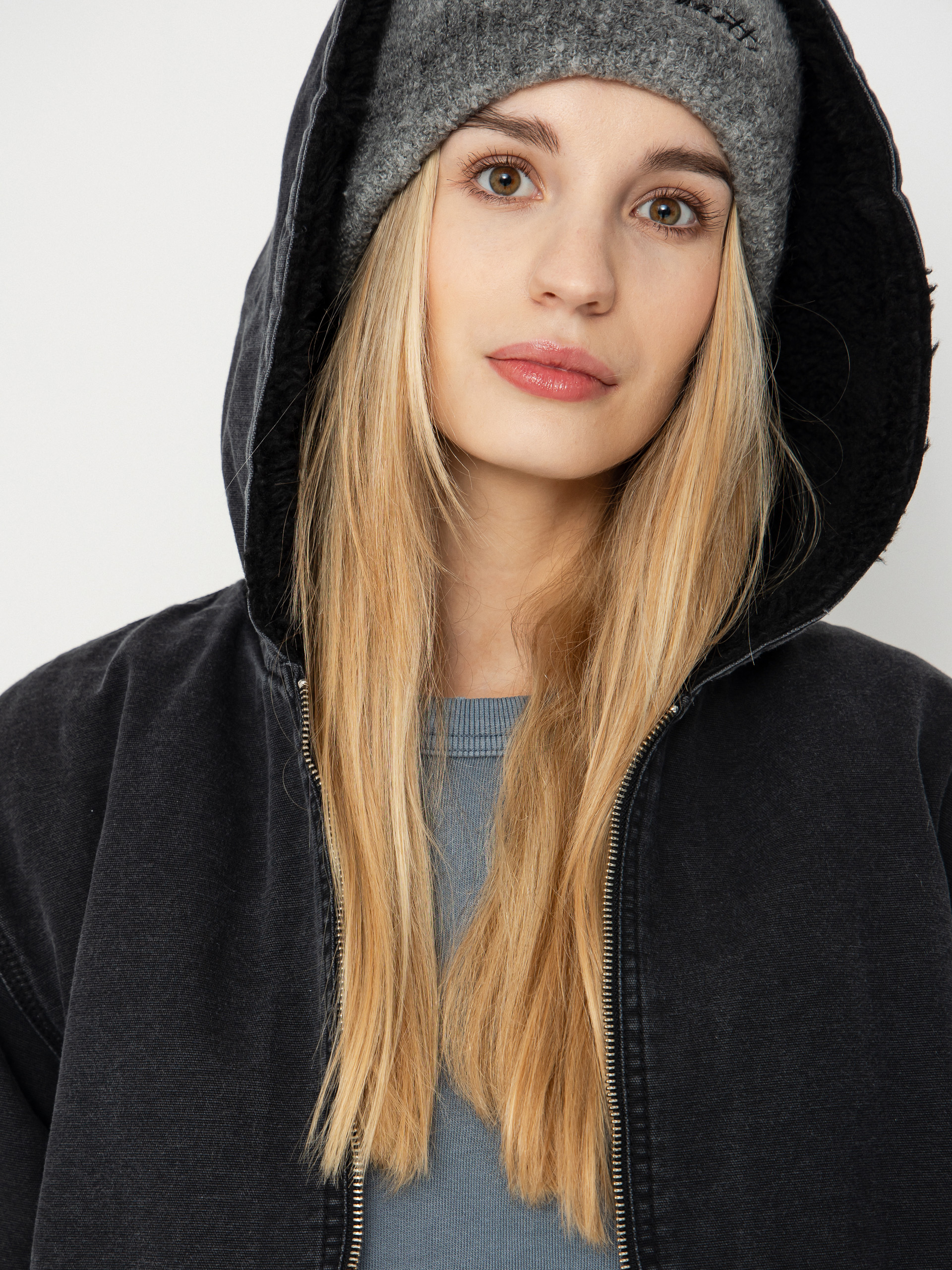 Kurtka Carhartt WIP Hooded Mitch Wmn (black)