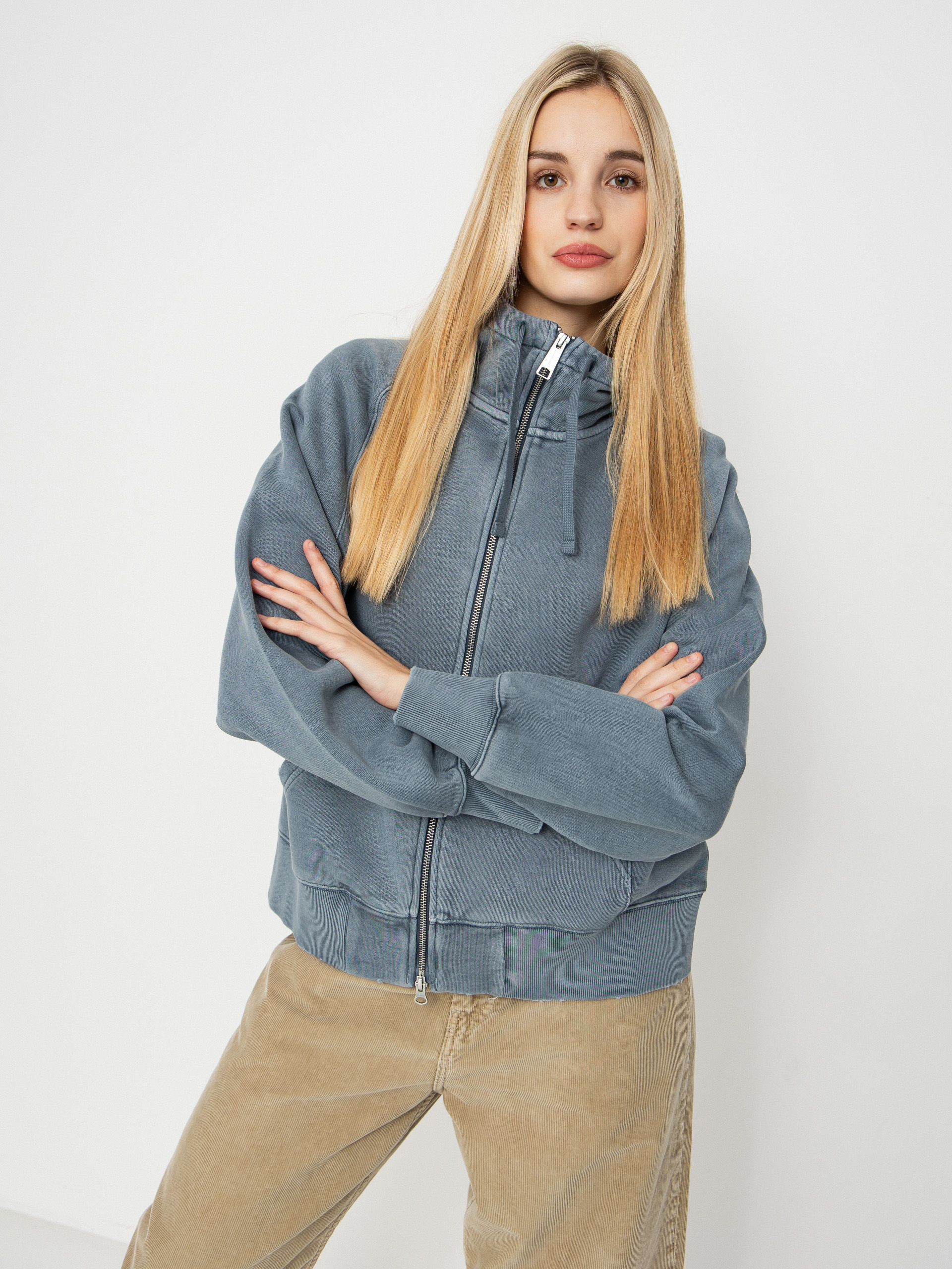 Bluza z kapturem Carhartt WIP Torion ZHD Wmn (office blue)