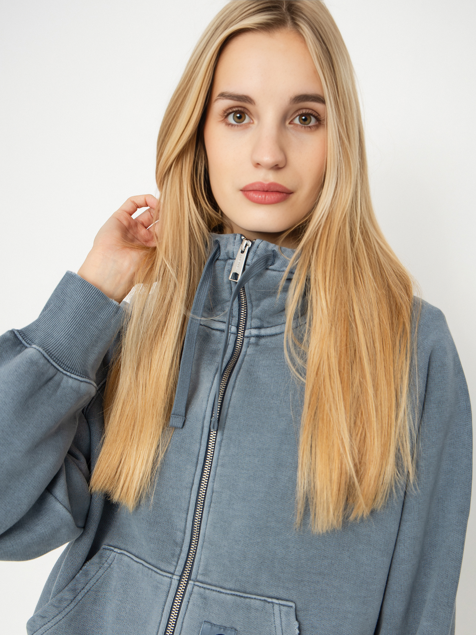 Bluza z kapturem Carhartt WIP Torion ZHD Wmn (office blue)