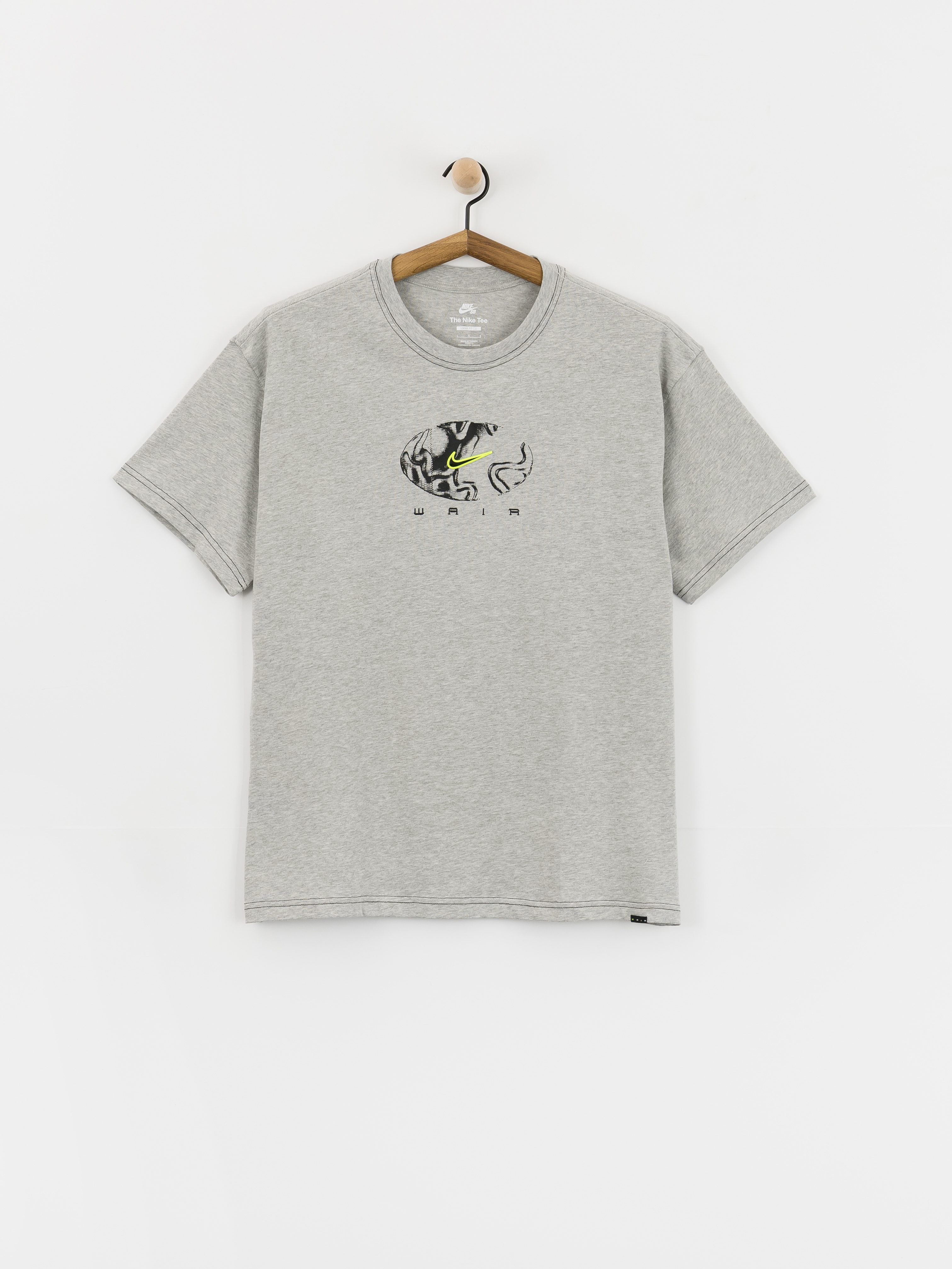 T-shirt Nike SB Roadside Ringer (grey heather)