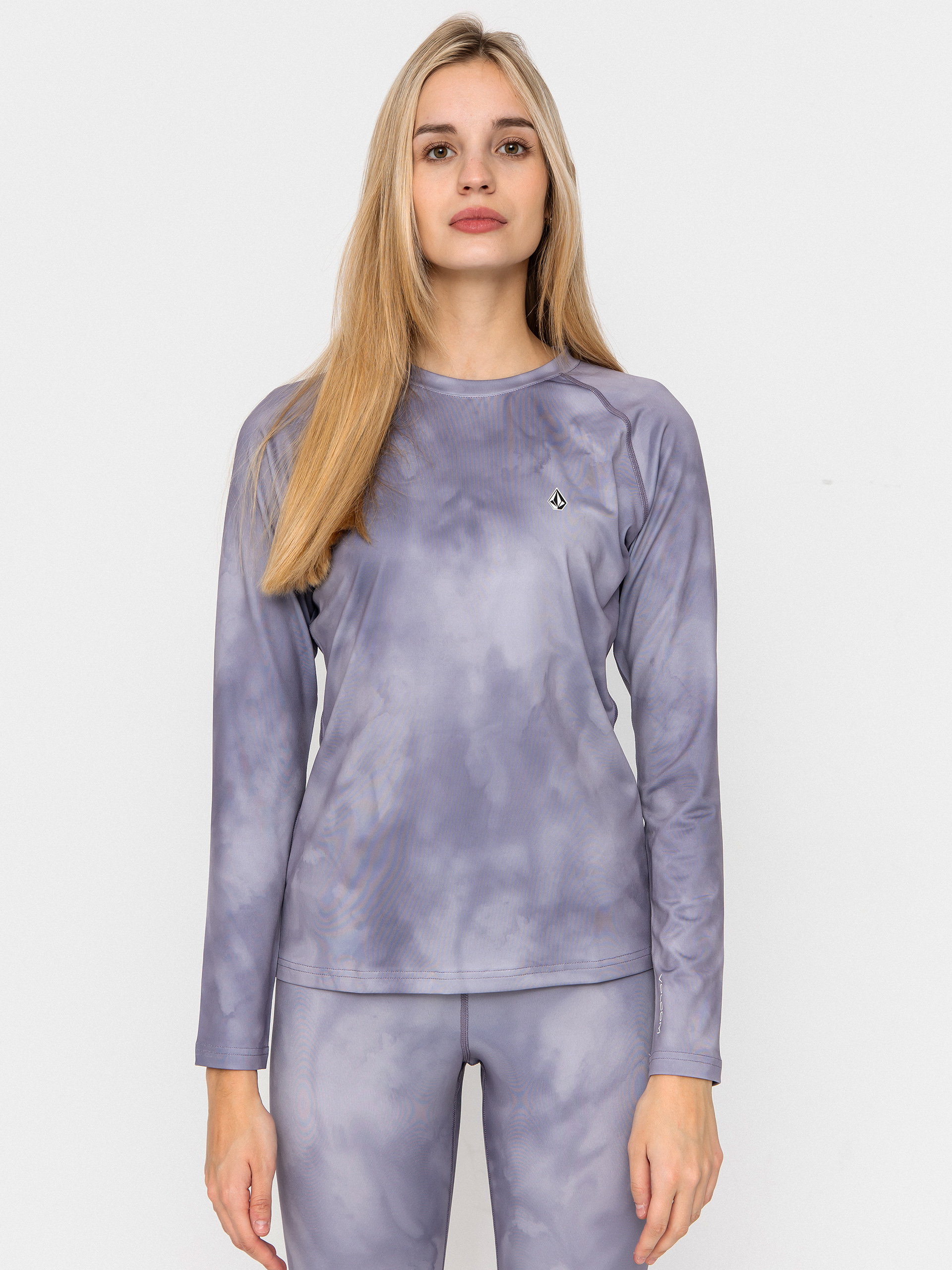 Longsleeve aktywny Volcom V Science Crew Wmn (lavender aura)