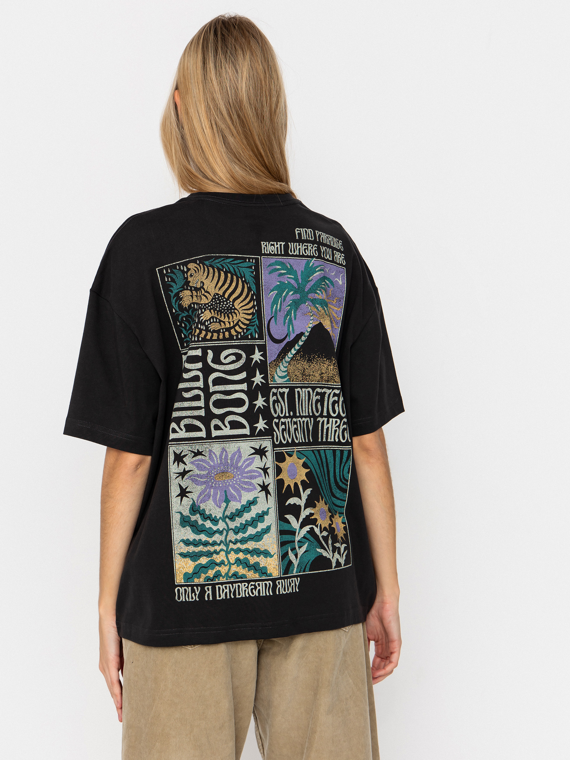 T-shirt Billabong Daydream Away Wmn (off black)