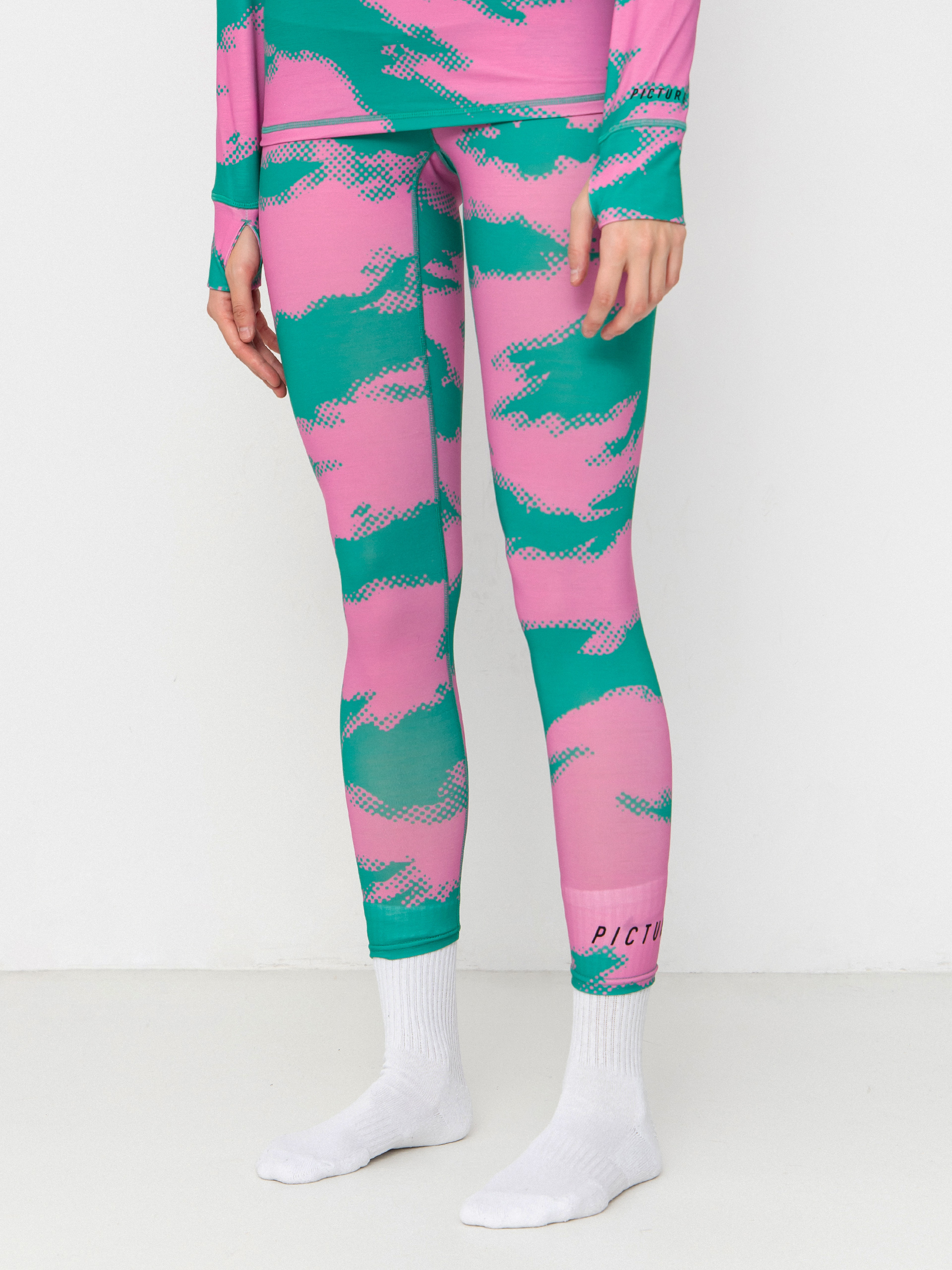 Damskie Legginsy aktywne Picture Milita Printed (retro bliss print)