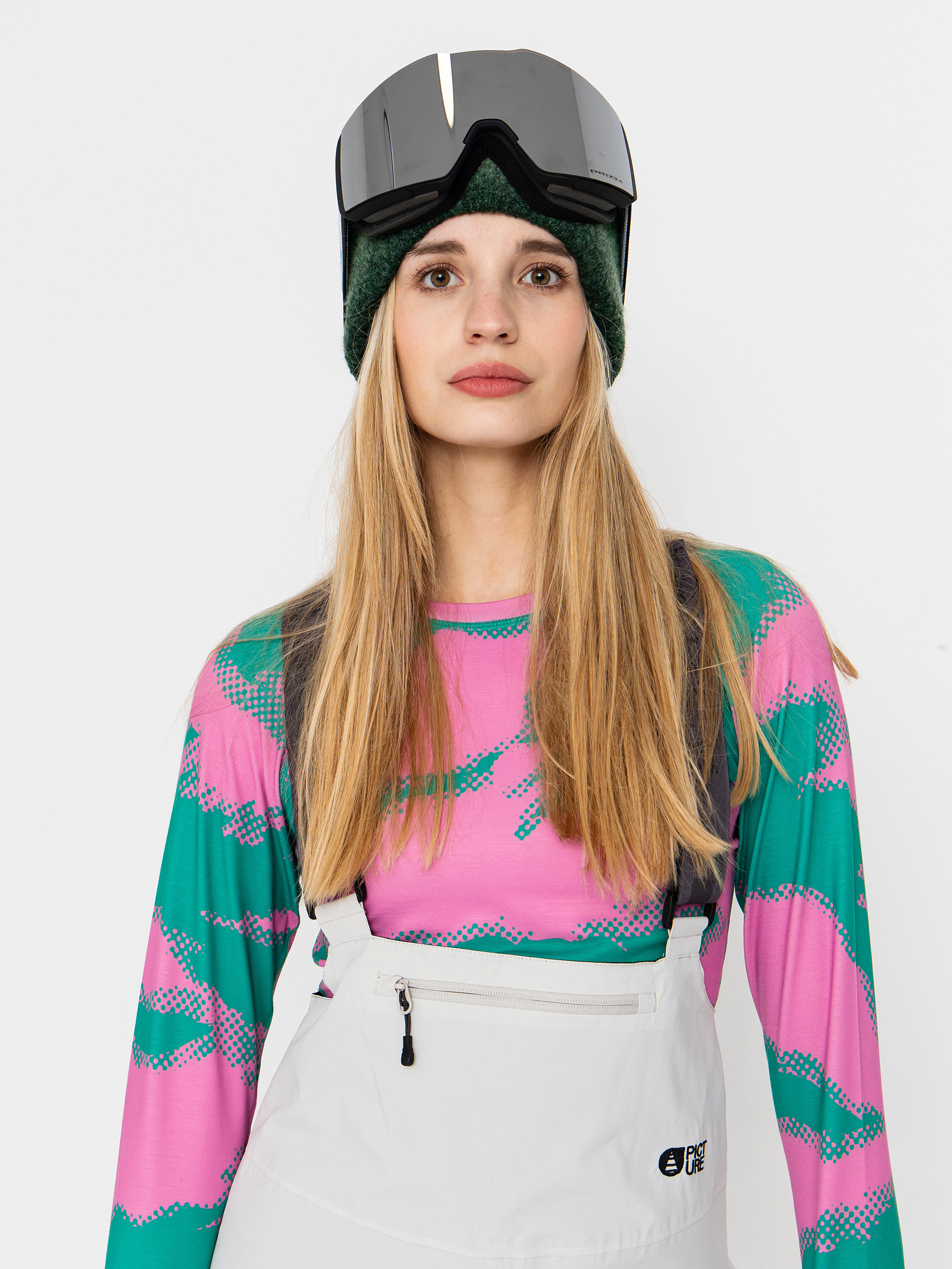 Damskie Spodnie snowboardowe Picture Elwy BIB (vapor grey)