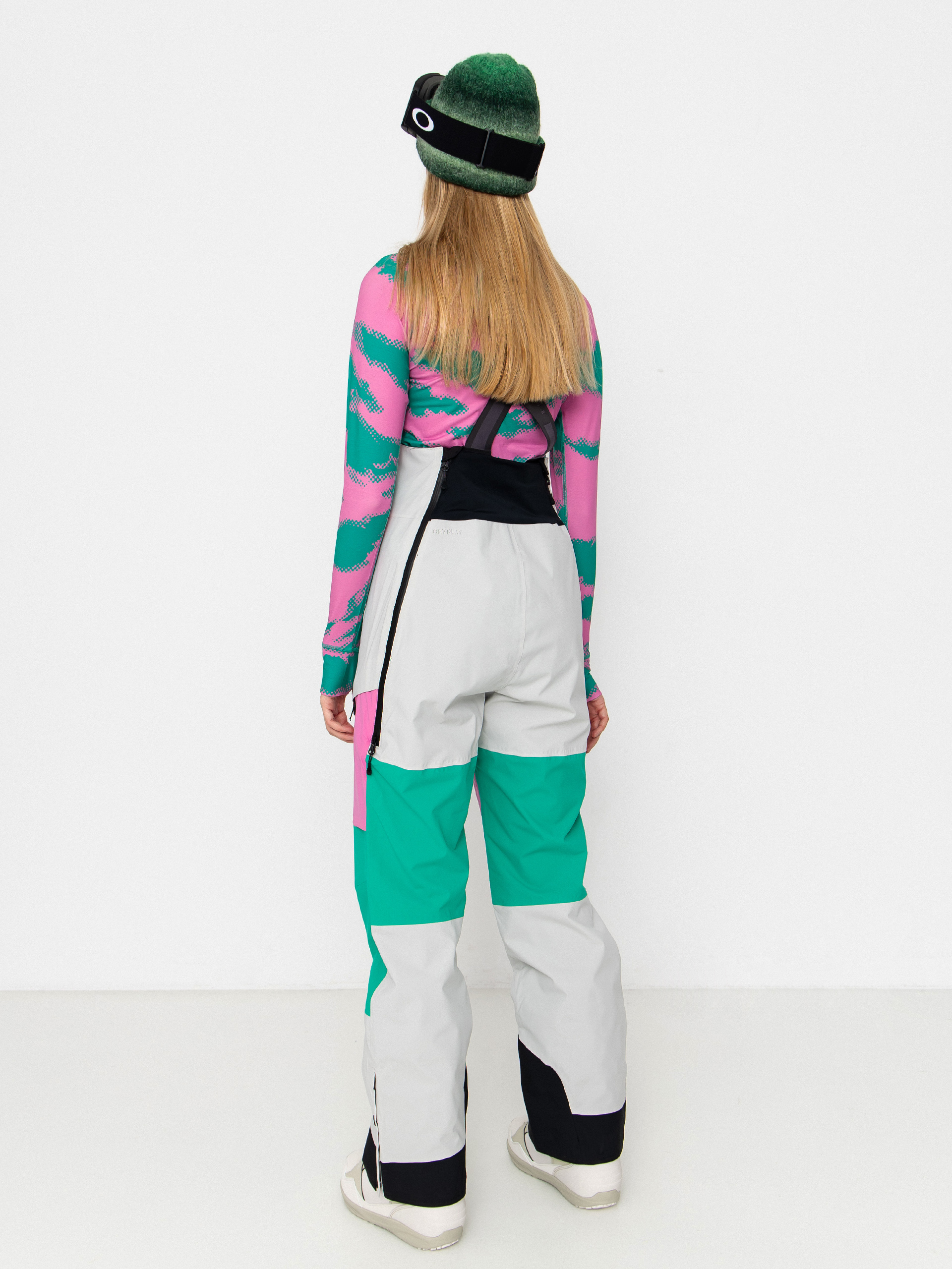 Damskie Spodnie snowboardowe Picture Elwy BIB (vapor grey)