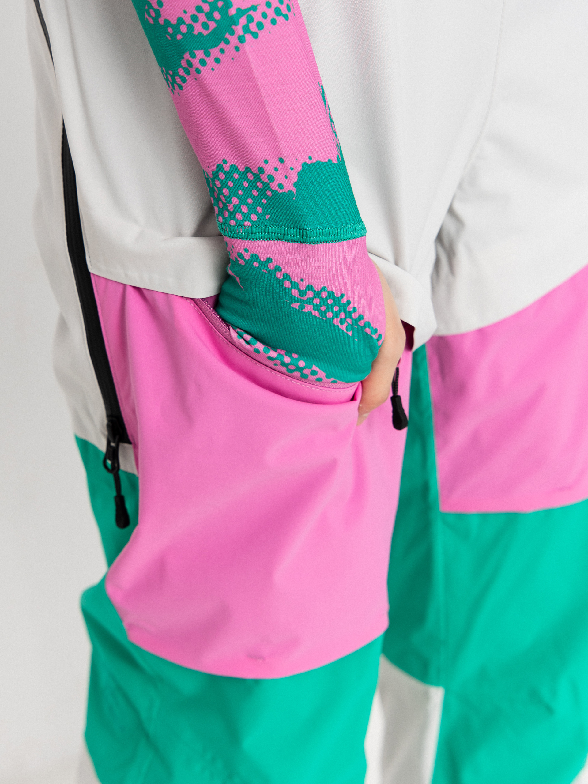 Damskie Spodnie snowboardowe Picture Elwy BIB (vapor grey)