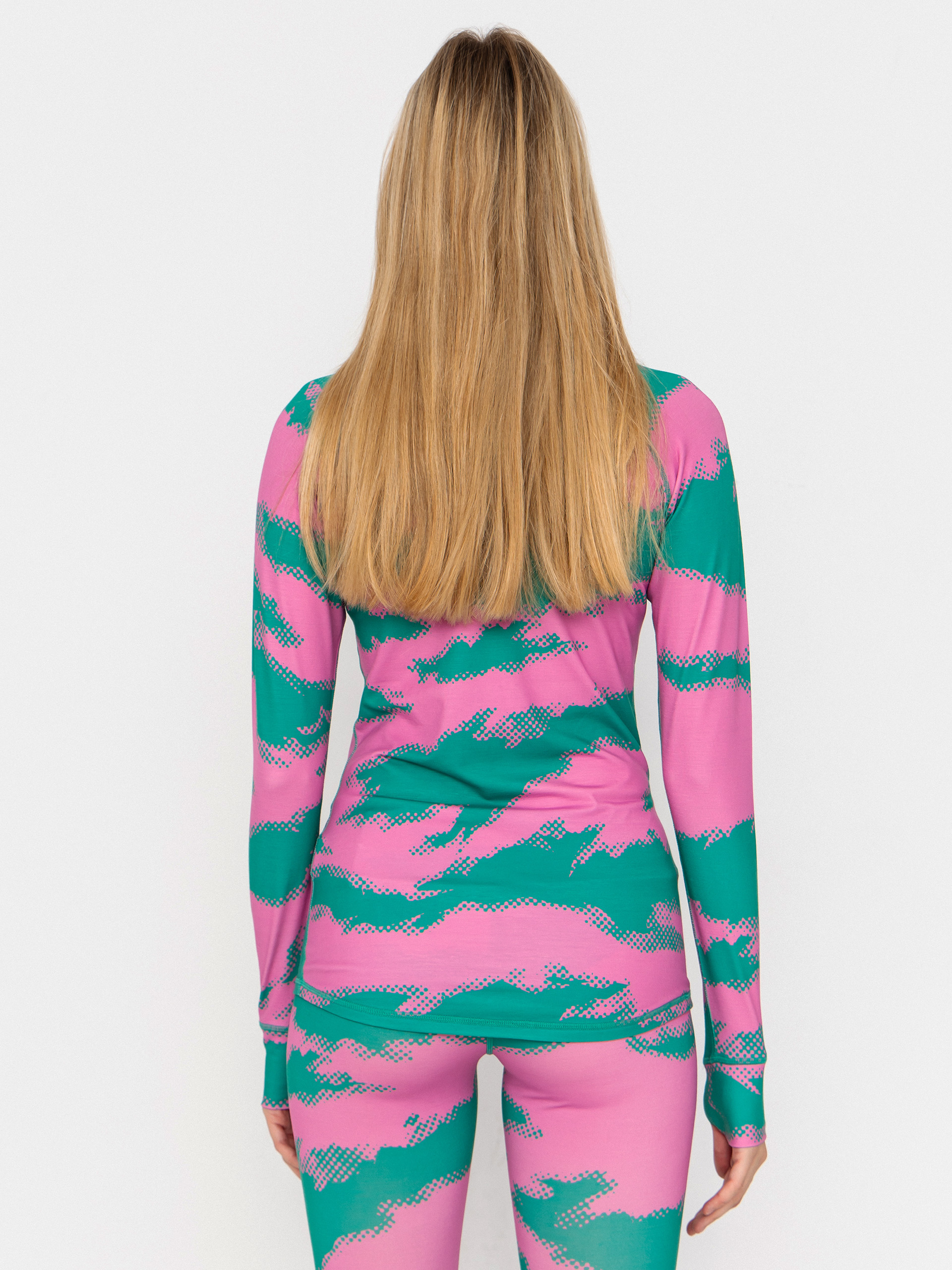 Damski Longsleeve aktywny Picture Milita Printed (retro bliss print)