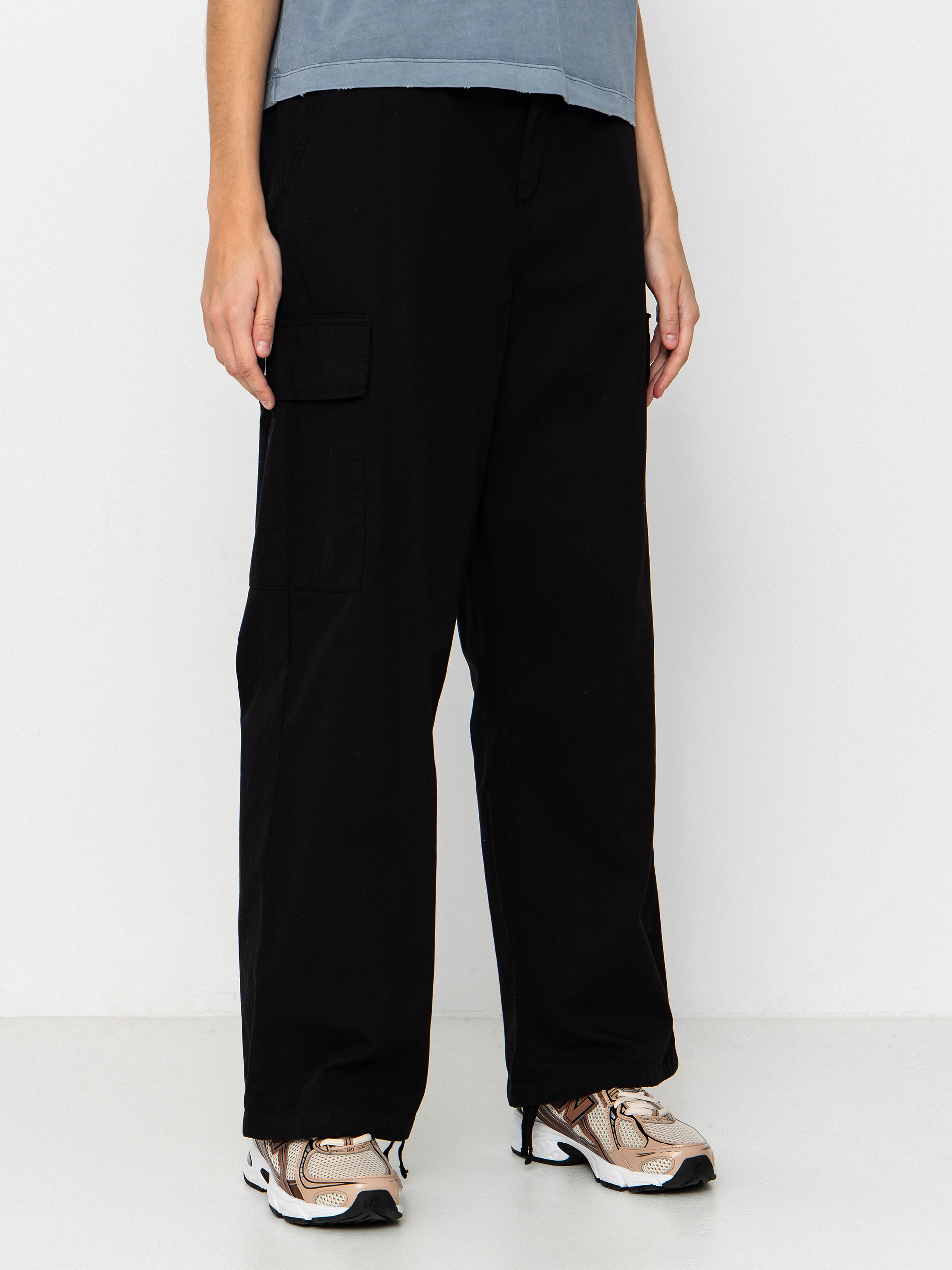 Spodnie Carhartt WIP Kingston Wmn (black/garment dyed)