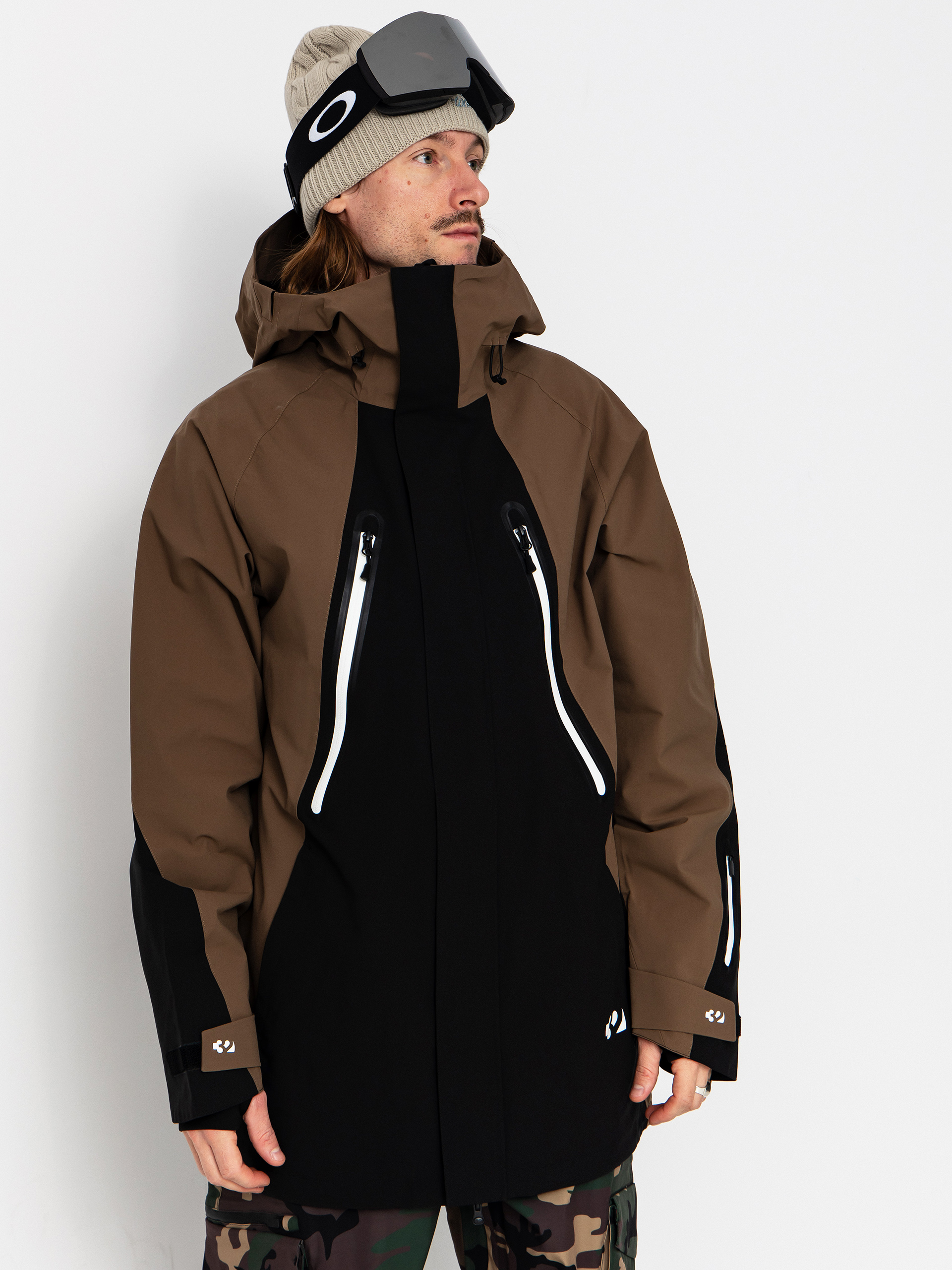 Męska Kurtka snowboardowa ThirtyTwo Deep Creek Parka (tobacco)