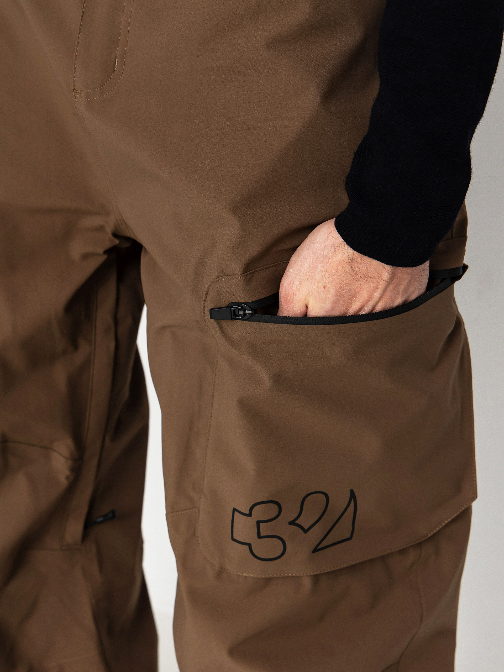 Męskie Spodnie snowboardowe ThirtyTwo Tm Recycled (tobacco)