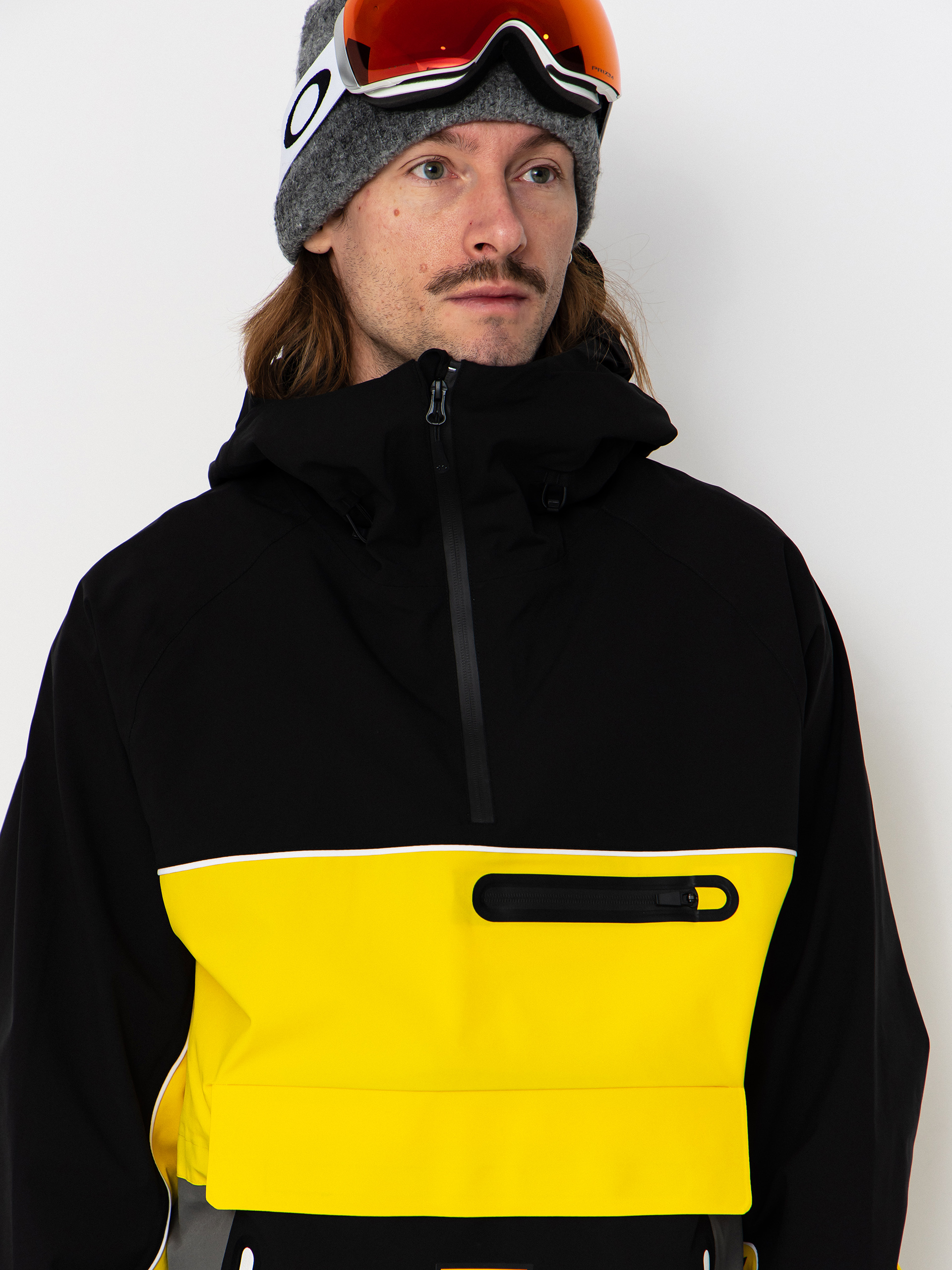 Męska Kurtka snowboardowa ThirtyTwo Light Anorak (black/yellow)