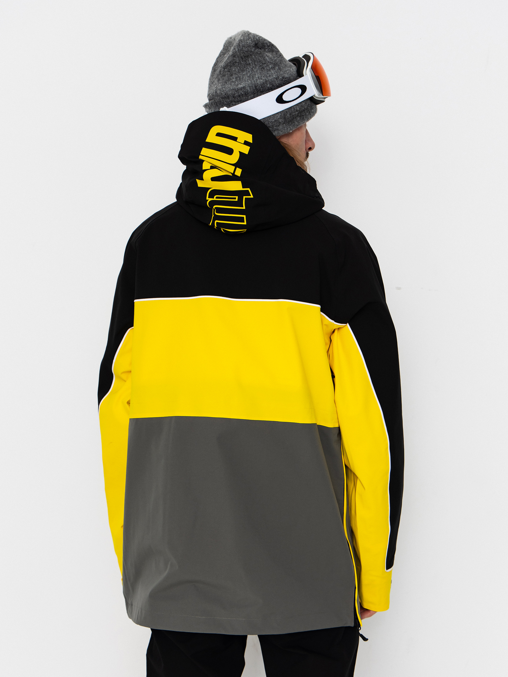 Męska Kurtka snowboardowa ThirtyTwo Light Anorak (black/yellow)