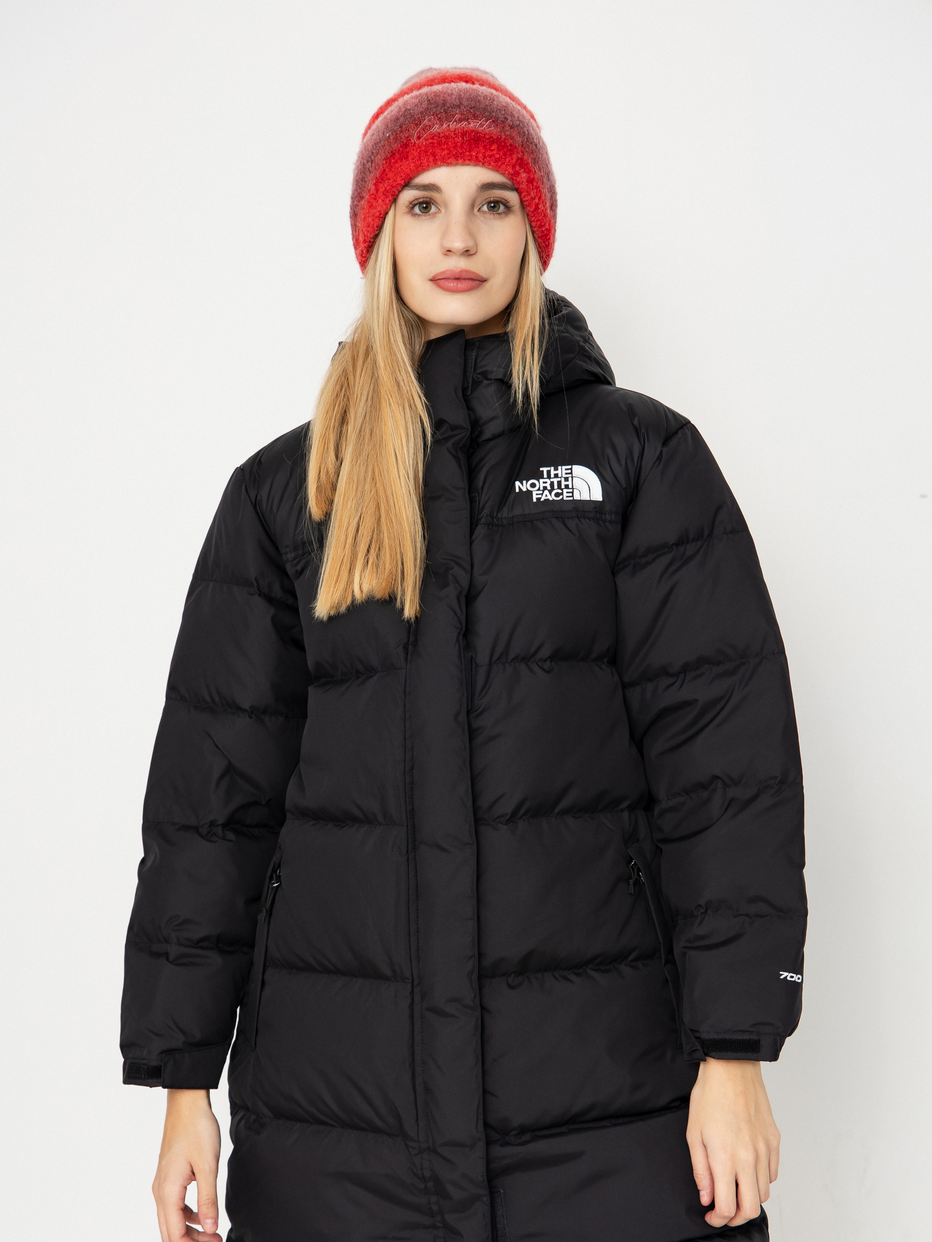 Kurtka The North Face Nuptse Parka Wmn (tnf black/npf/r)