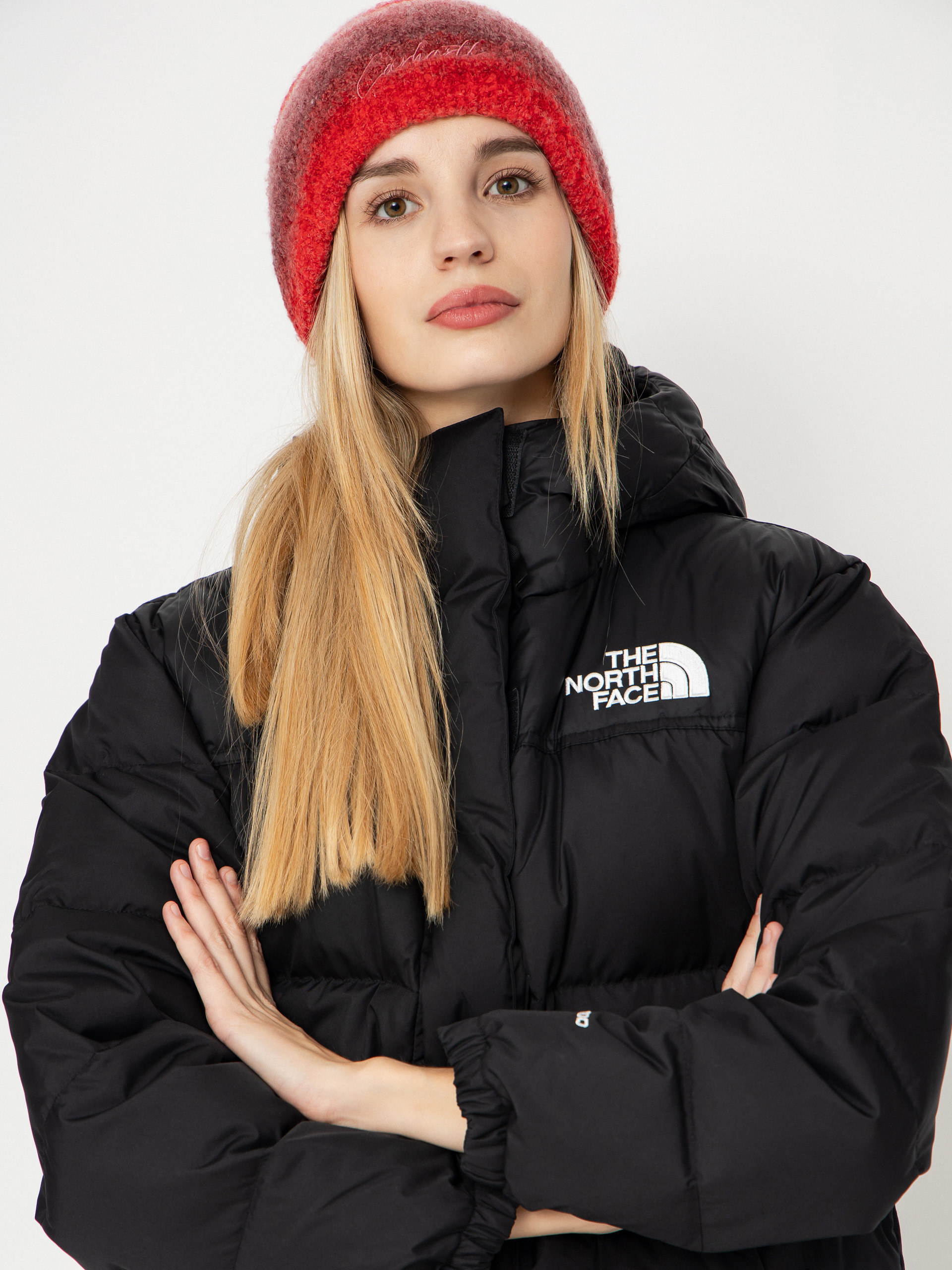 Kurtka The North Face Nuptse Parka Wmn (tnf black/npf/r)
