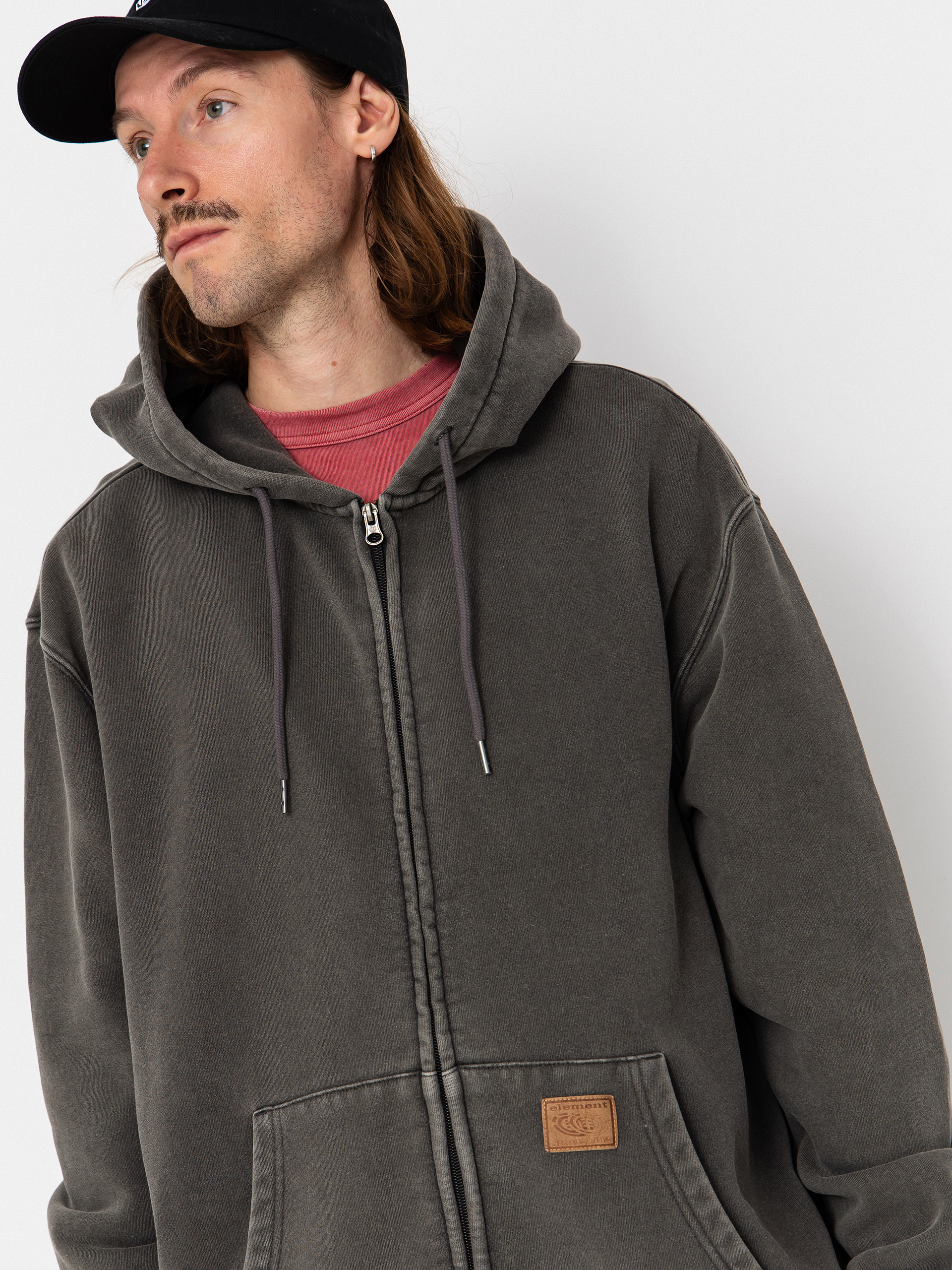 Bluza z kapturem Element Cargo ZHD (off black)