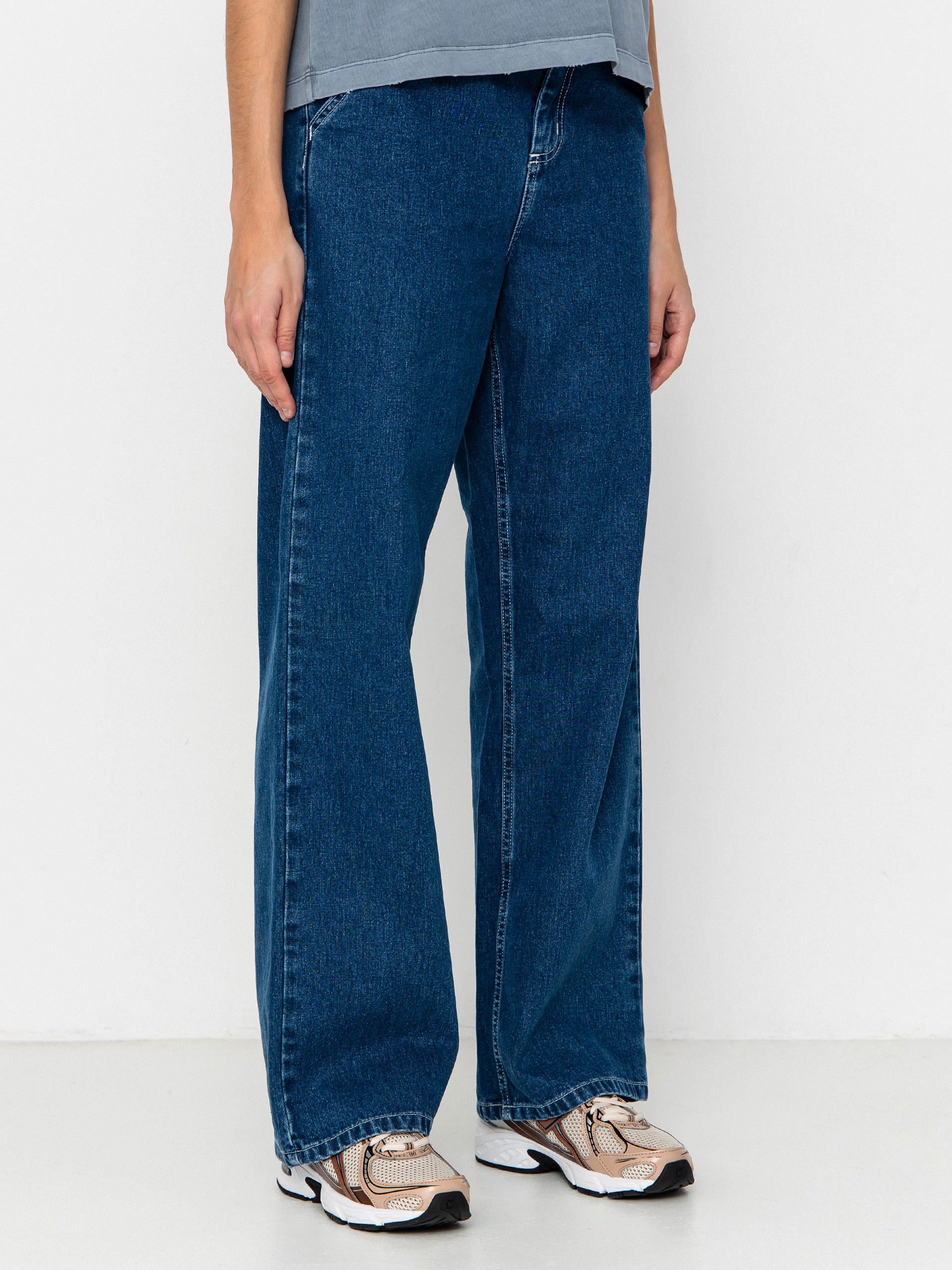 Spodnie Carhartt WIP Simple Wmn (blue)