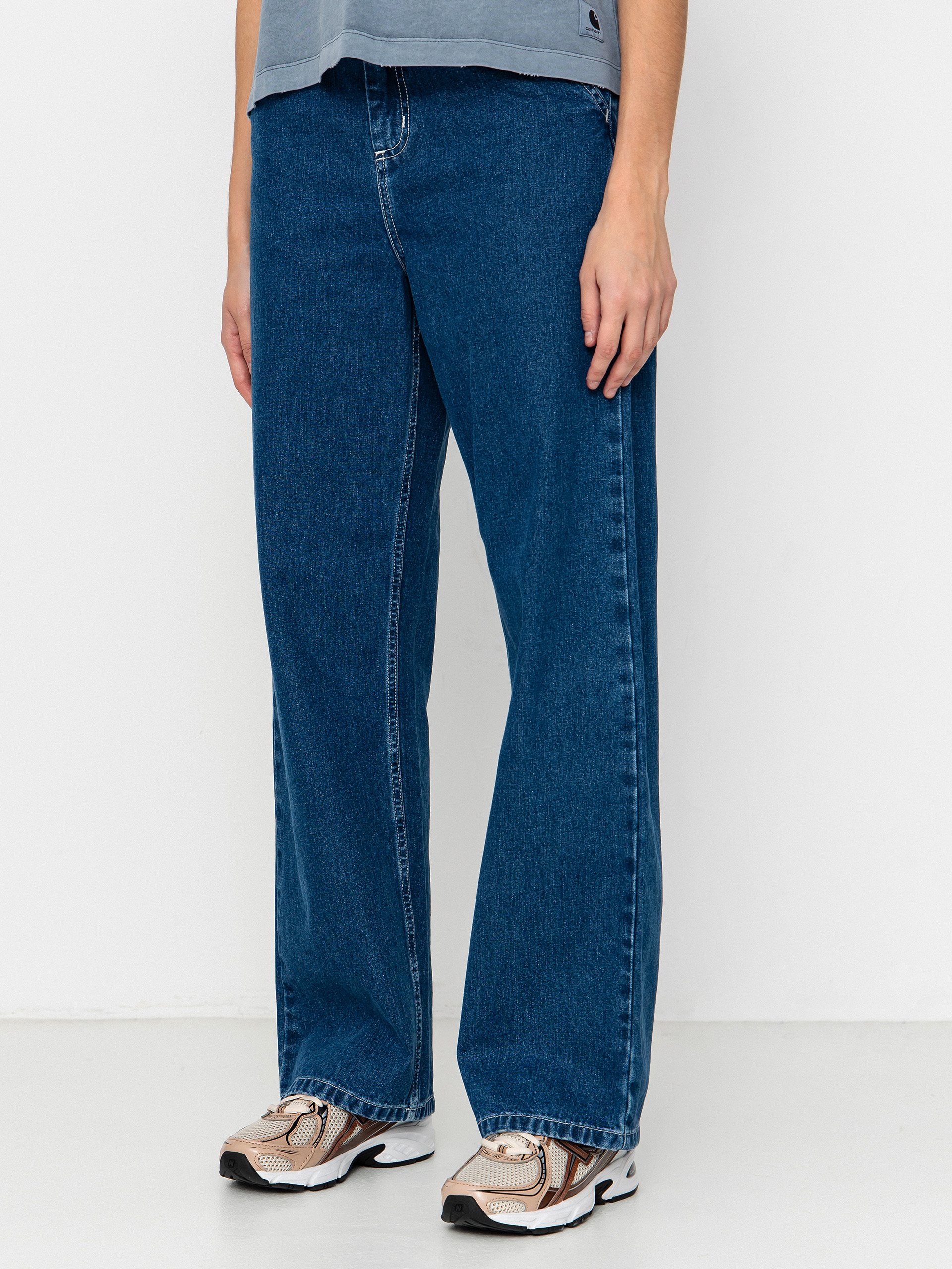 Spodnie Carhartt WIP Simple Wmn (blue)