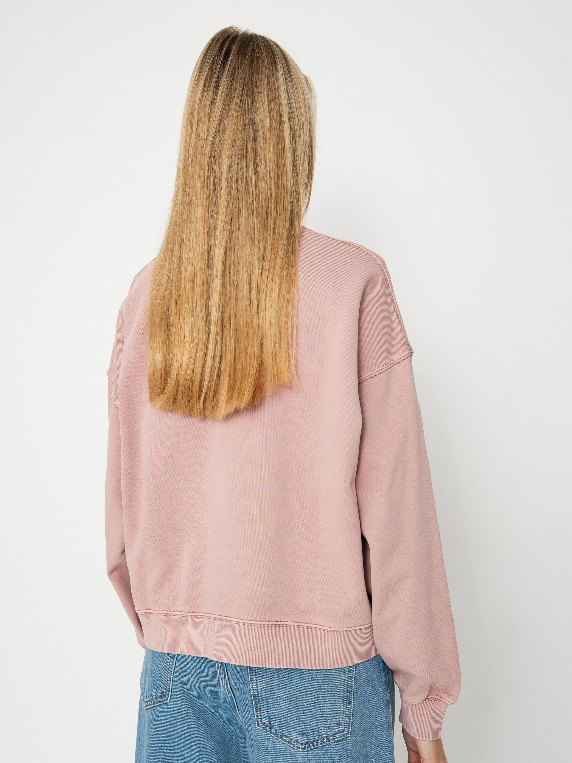 Bluza Carhartt WIP Benton Wmn (glassy pink/garment dyed)