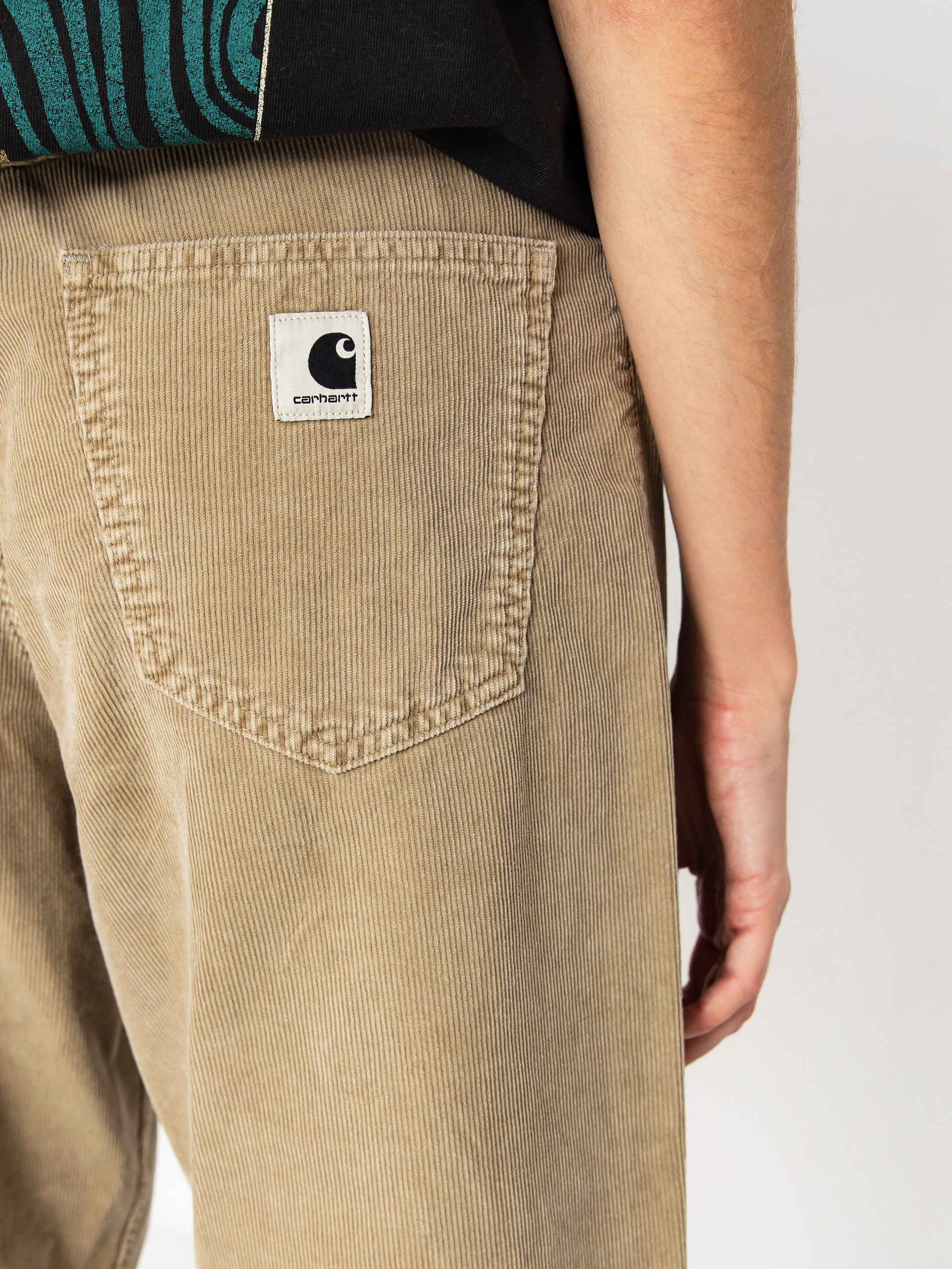 Spodnie Carhartt WIP Brandon Wmn (leather/dusky washed)