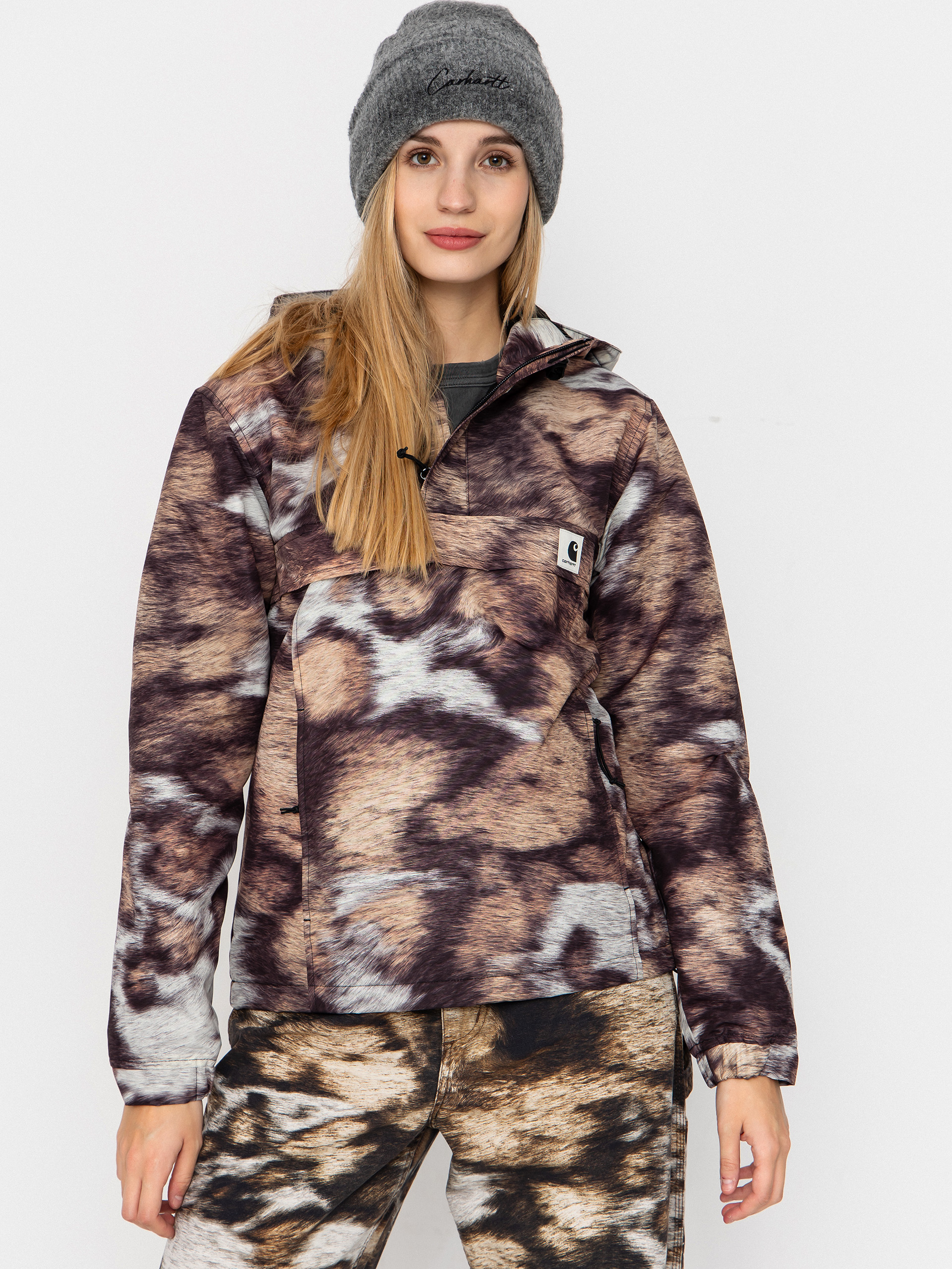 Kurtka Carhartt WIP Nimbus Pullover Wmn (wild dog print)
