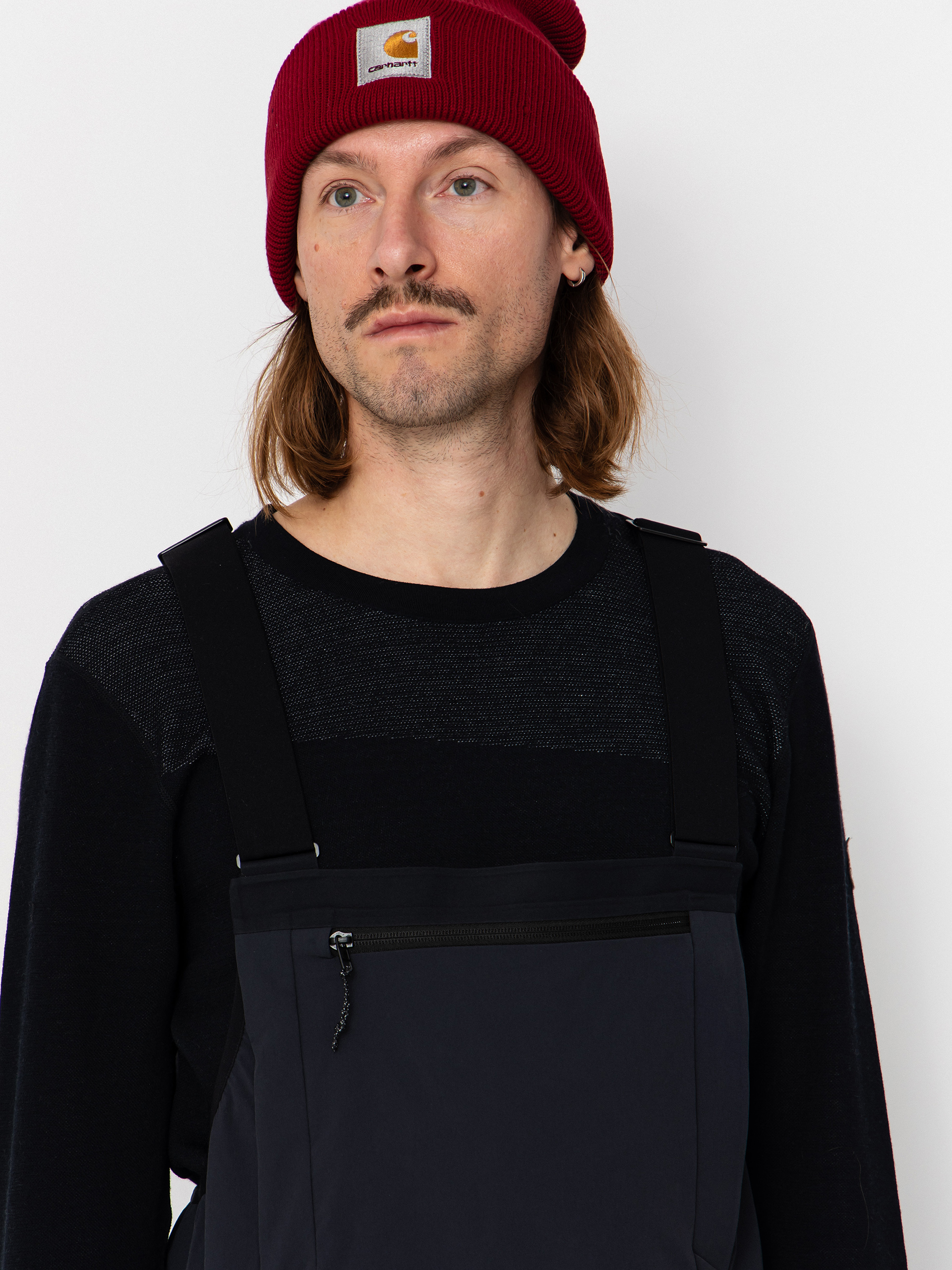 Męskie Spodnie snowboardowe Jones Snowboards Shralpinist Str Rec Bib (stealth black)