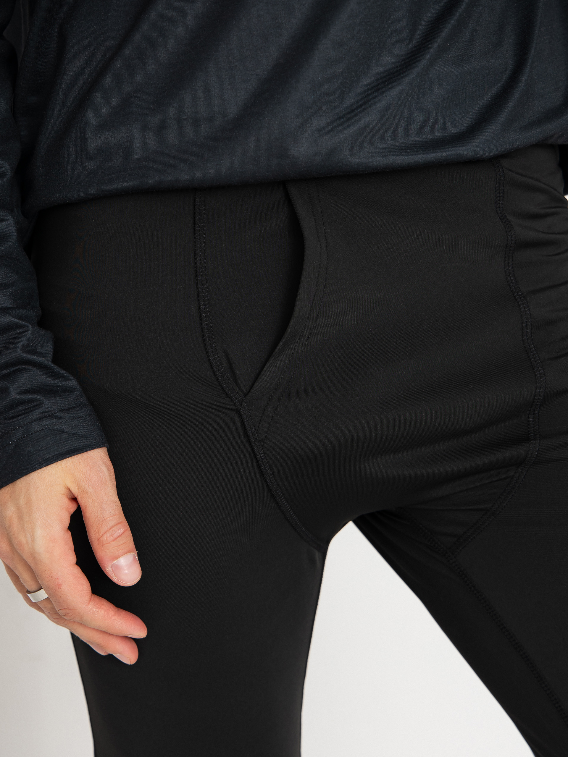 Męskie Legginsy aktywne ThirtyTwo Ridelite (black)