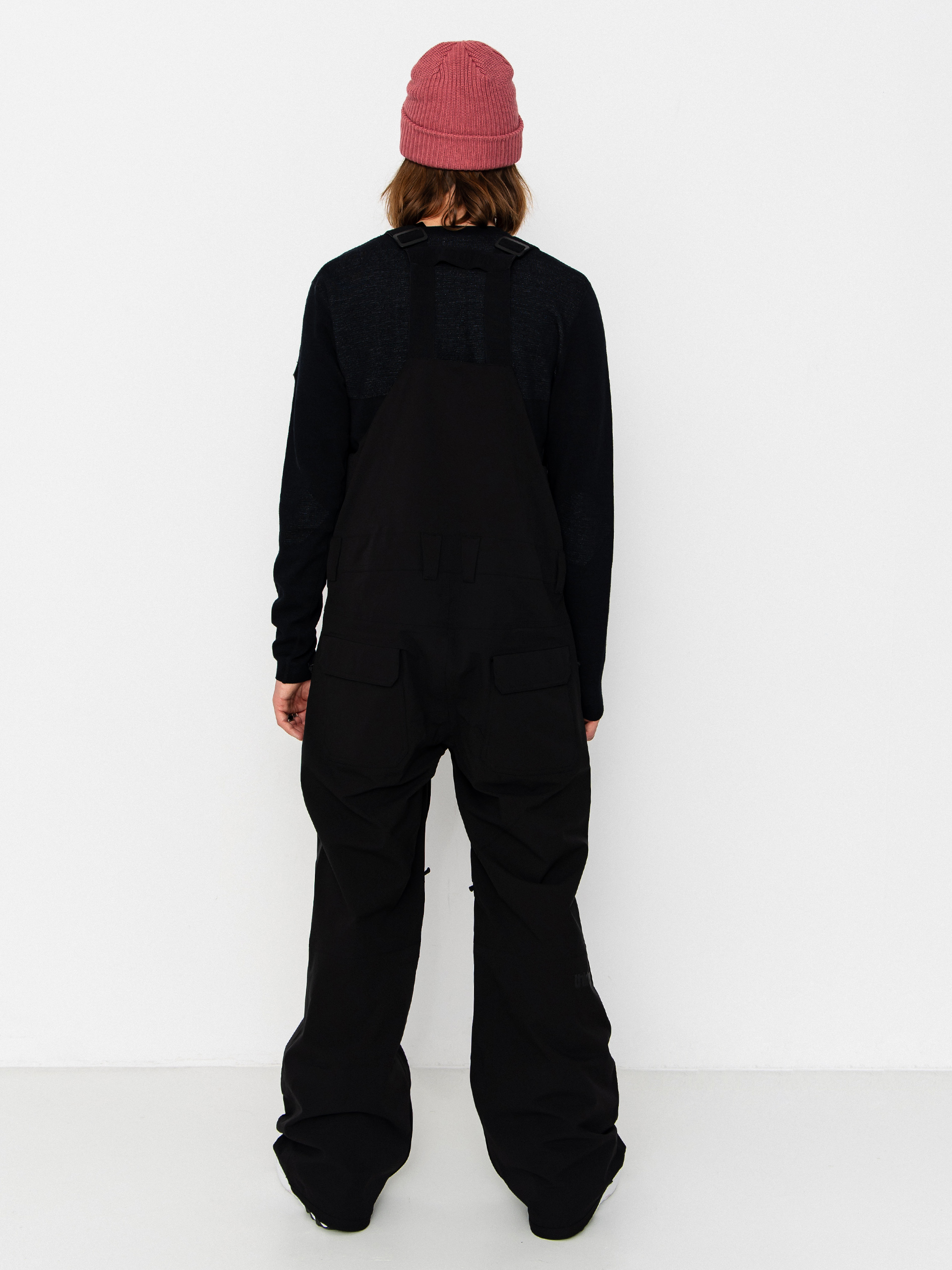 Męskie Spodnie snowboardowe ThirtyTwo Basement Bib (black)