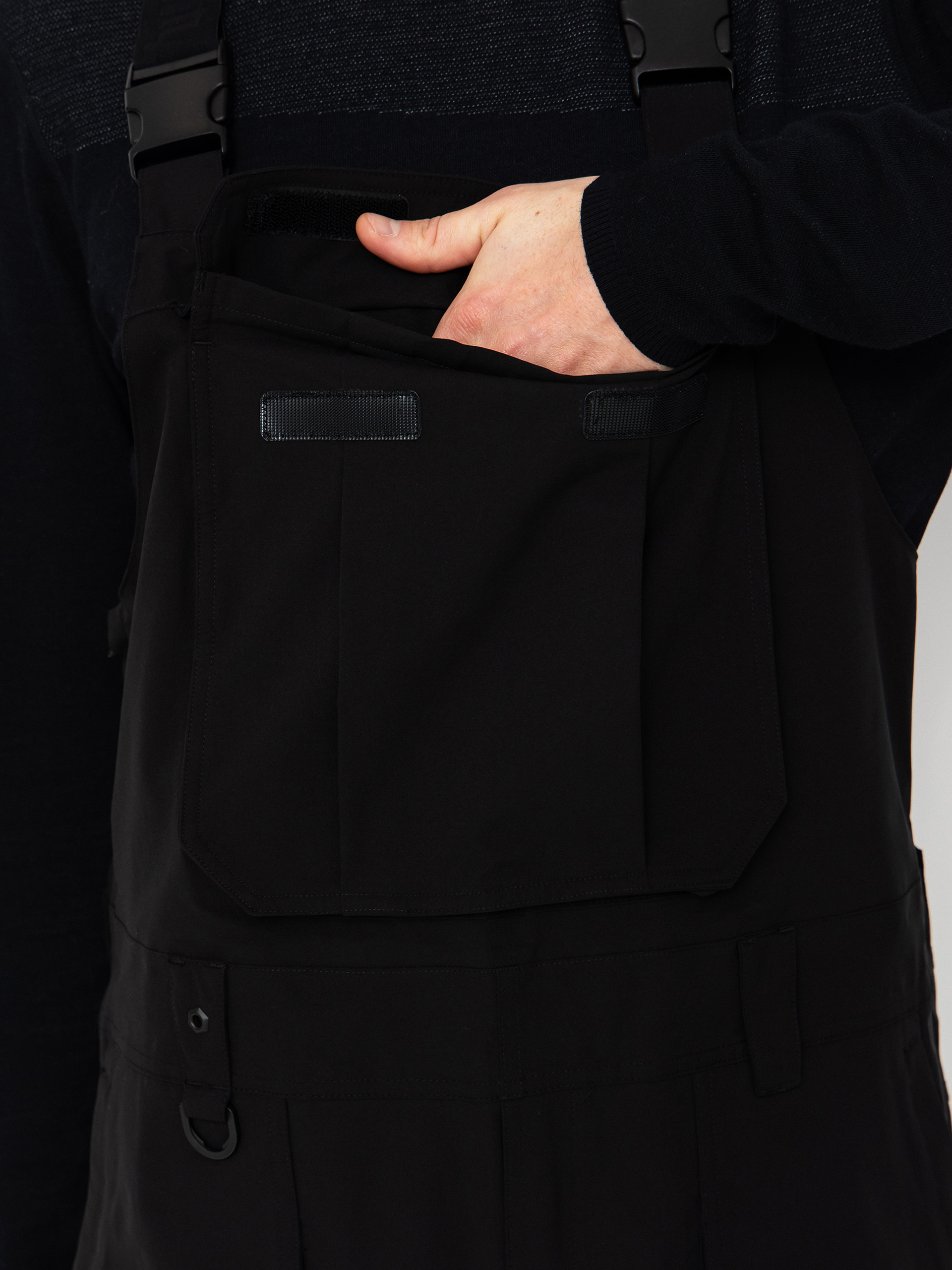 Męskie Spodnie snowboardowe ThirtyTwo Basement Bib (black)