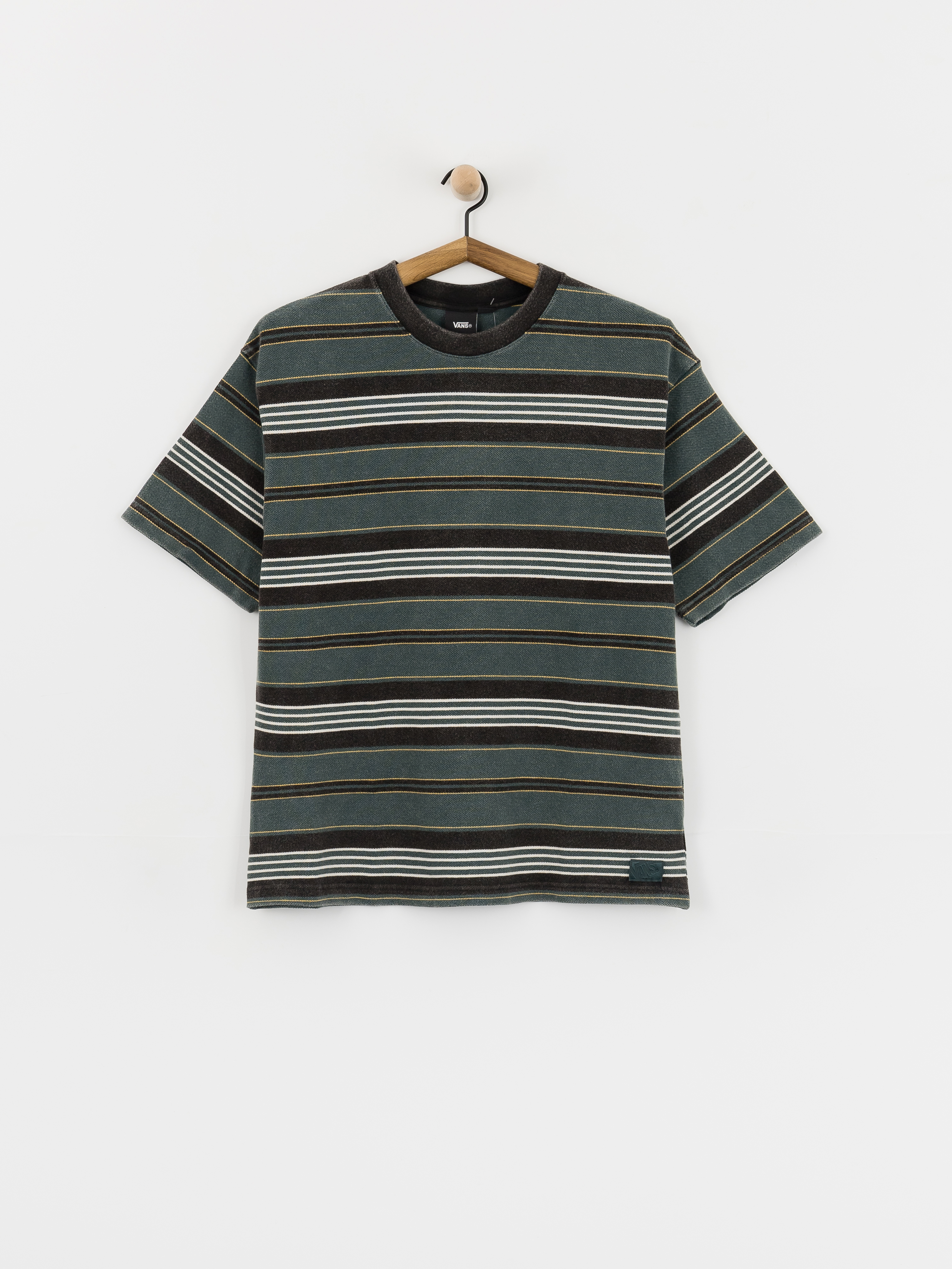 T-shirt Vans Lx Pique Stripe Knit (mystic moss)