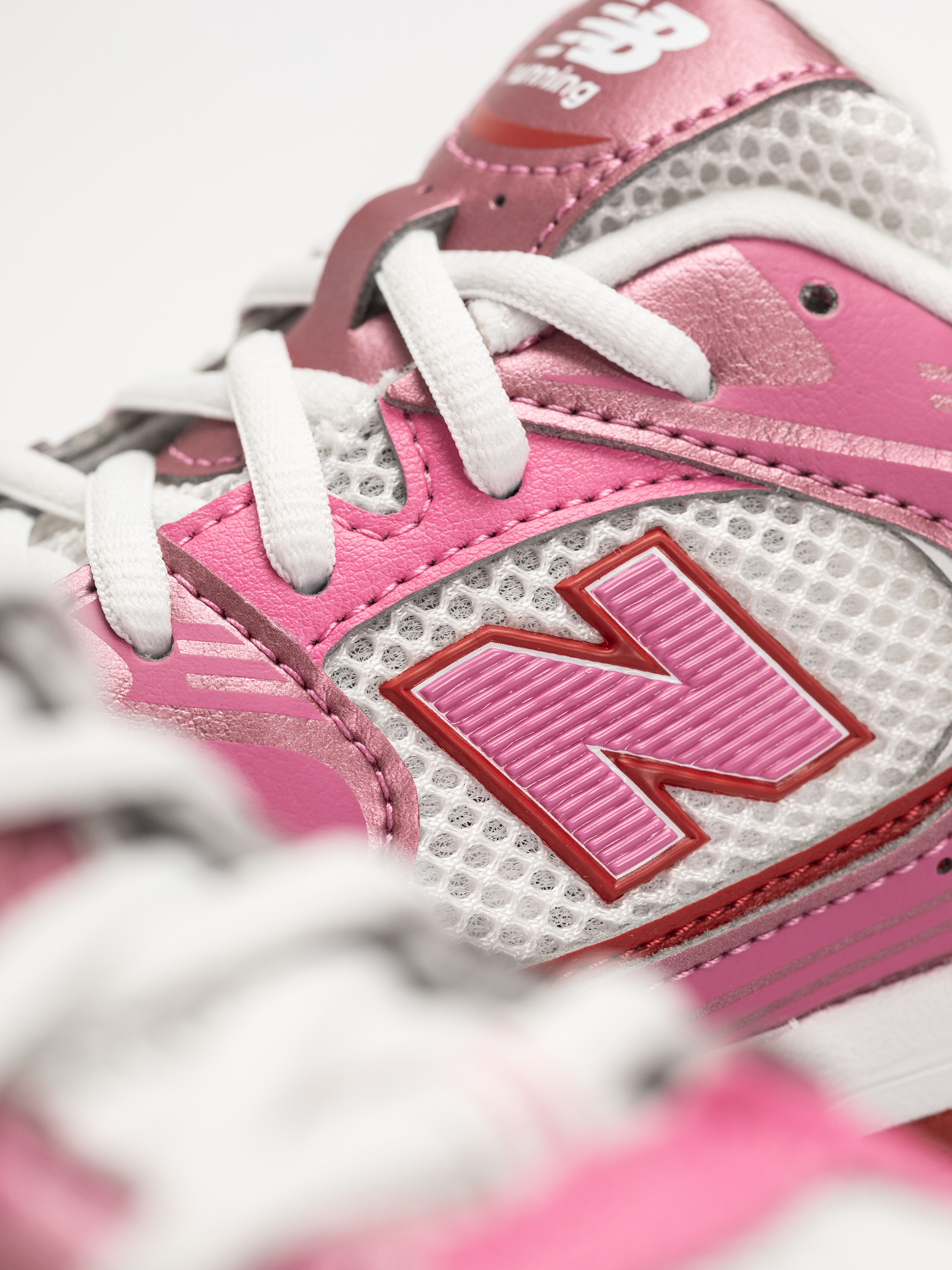 Buty New Balance 530 JR (pink satin/shadow red)